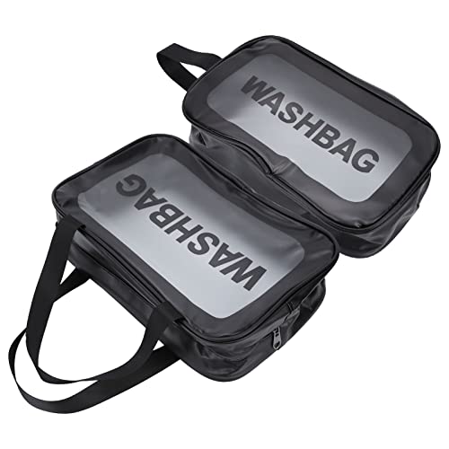 Clear Toiletry Bags for Travel - Transparent Cosmetic Organizer with Lightweight Zipper Design | Perfect for TSA Compliance, Gym Essentials & Weekend Getaways