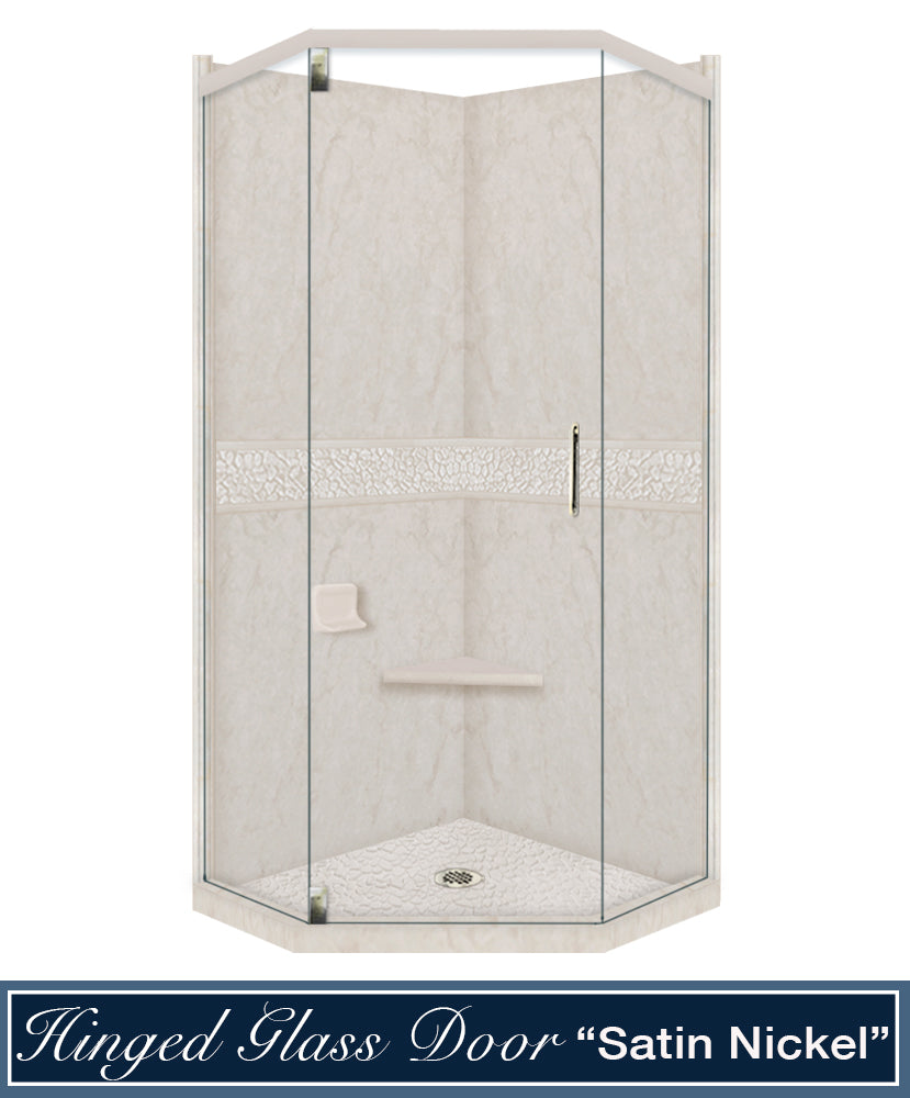 Rafe Marble Pebble Neo Shower Kit - Premium Natural Stone Bathroom Set for Modern Homes | Perfect for Spa-Like Showers & Luxury Bathroom Decor