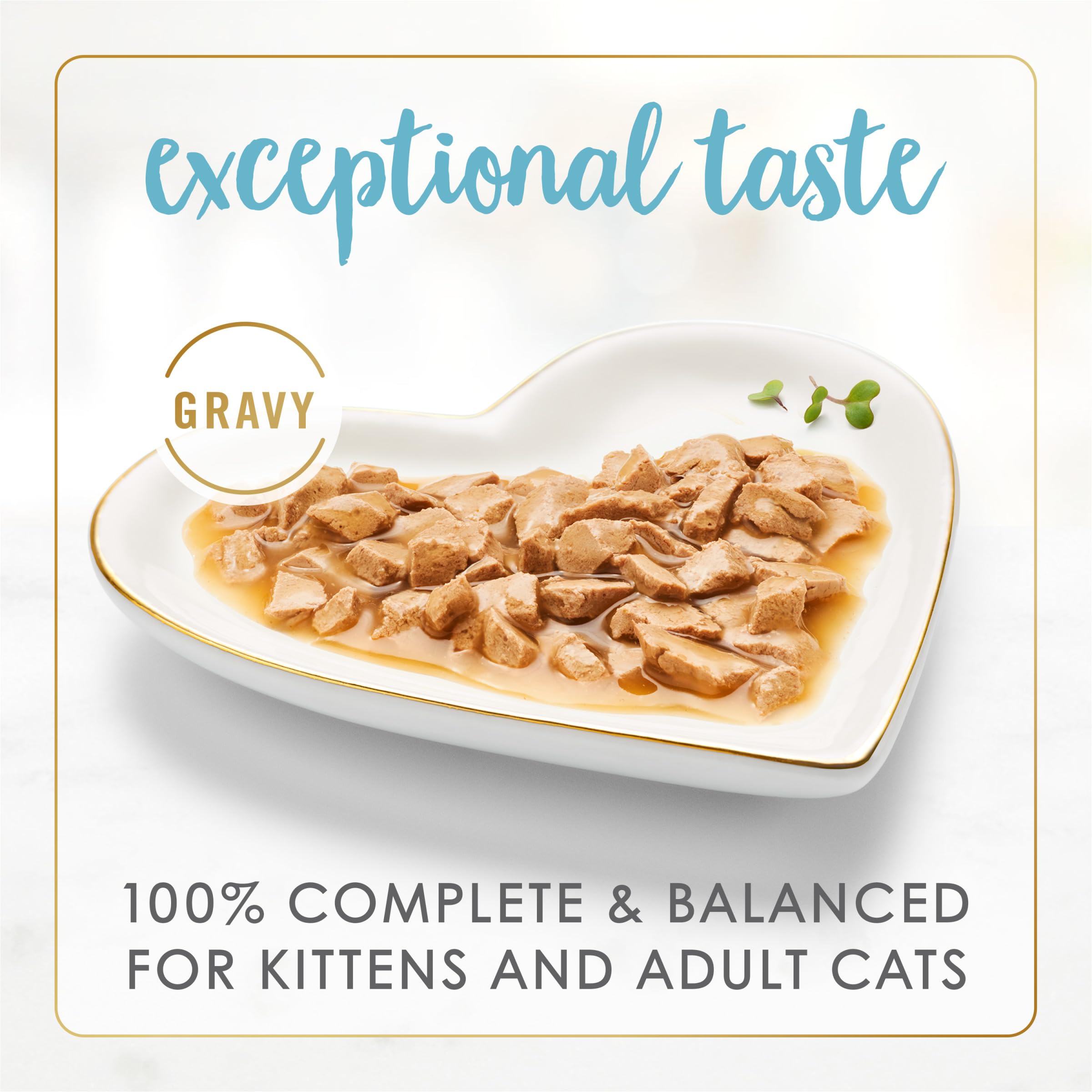 Purina Fancy Feast Grilled Salmon & Sole Wet Cat Food in Gravy - Gourmet Canned Cat Food (24 Pack, 3 oz) - Perfect for Adult Cats & Kittens, Ideal for Mealtime or Treats