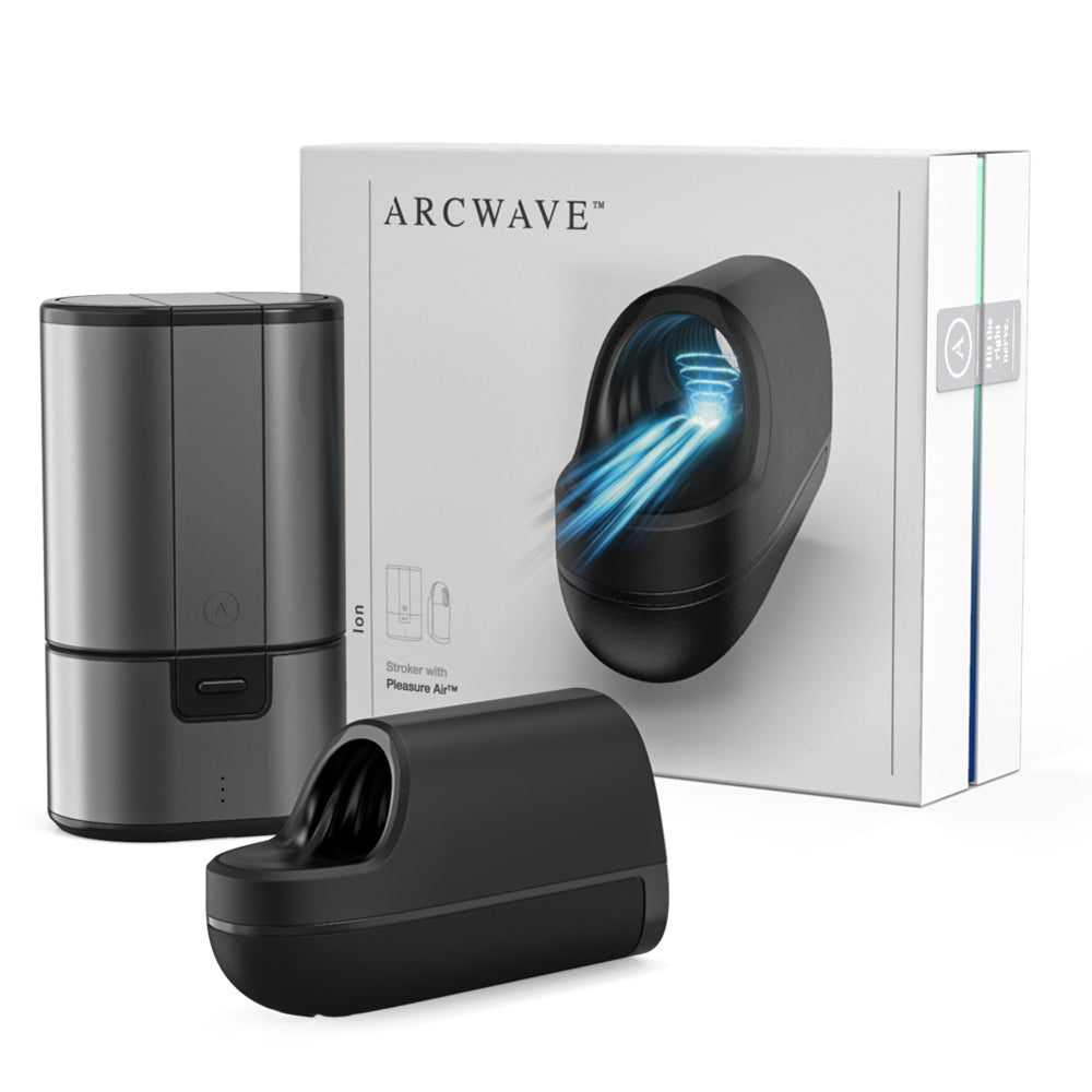 Arcwave Ion Pleasure Air Stroker for Men - Revolutionary Male Stimulator with Air Pulse Technology - Perfect for Solo Play & Couples Use