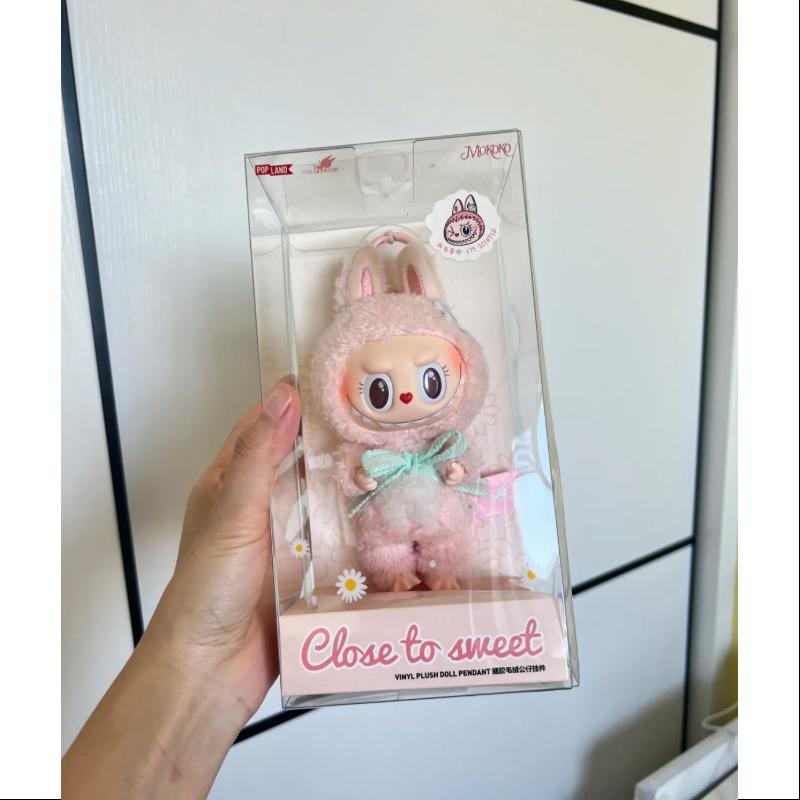 Labubu MOKOKO CLOSE TO SWEET Limited Edition Vinyl Plush Doll Pendant - Cute Collectible Toy for Anime Fans, Perfect for Keychains, Backpacks & Gifts