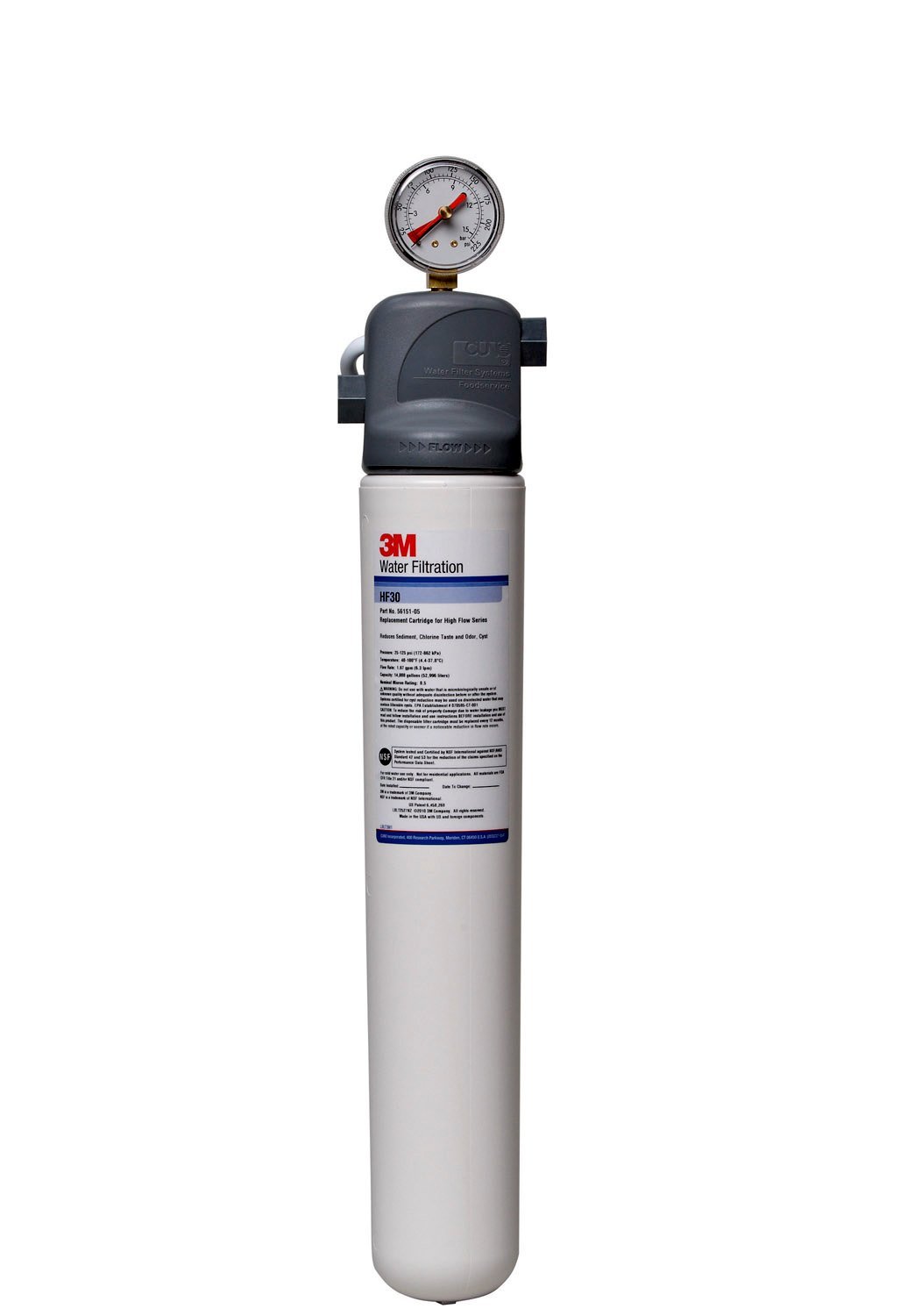 3M BEV130 Water Filtration System - 14,000 Gallon Capacity, 1.67 GPM Flow Rate, 0.5 Micron Filter for Clean Drinking Water | Perfect for Home, Office, and RV Use