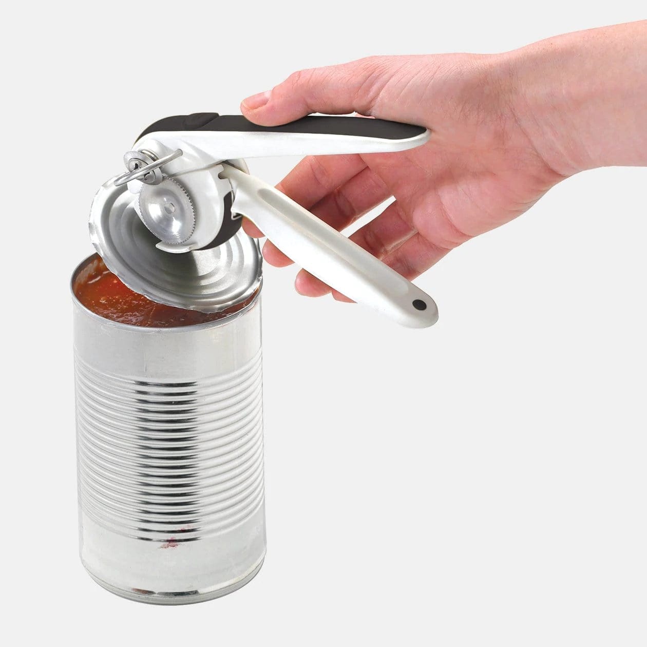 Chef'n EZ Squeeze Can Opener 102 160 077C - Easy Grip, Effortless Opening for Cans - Perfect for Kitchen, Camping & Emergency Preparedness