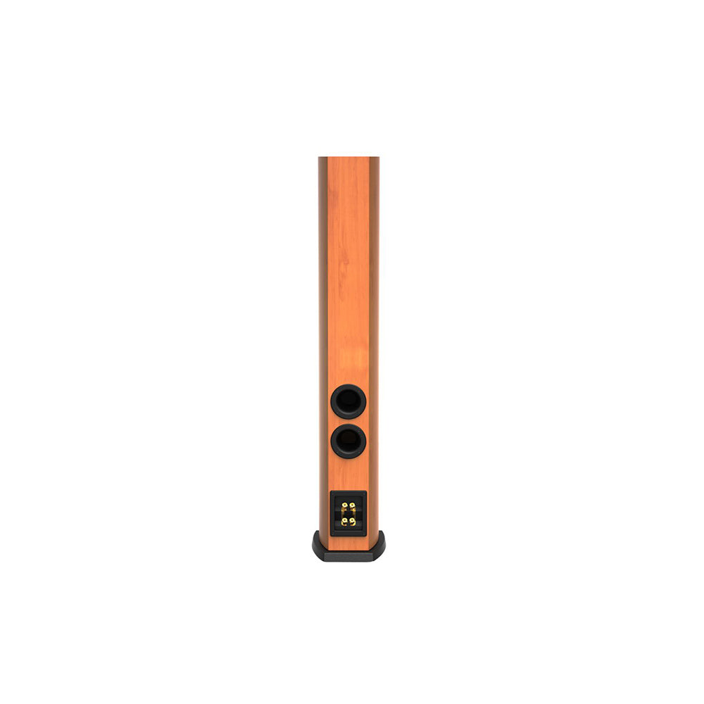 Cerwin Vega LA44C 4 Inch 3-Way Tower Speaker - High Performance Home Audio System for Living Room, Theater & Music Listening (Cognac Finish)