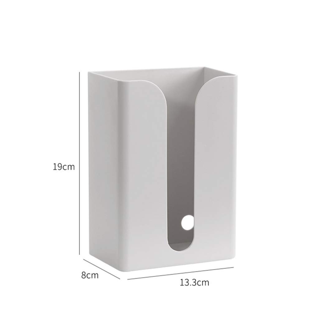 DOITOOL Black Paper Towel Holder Dispenser - Wall Mounted Paper Towel Organizer with Pumping Case for Kitchen, Bathroom, Office Desk & Car Storage Accessories