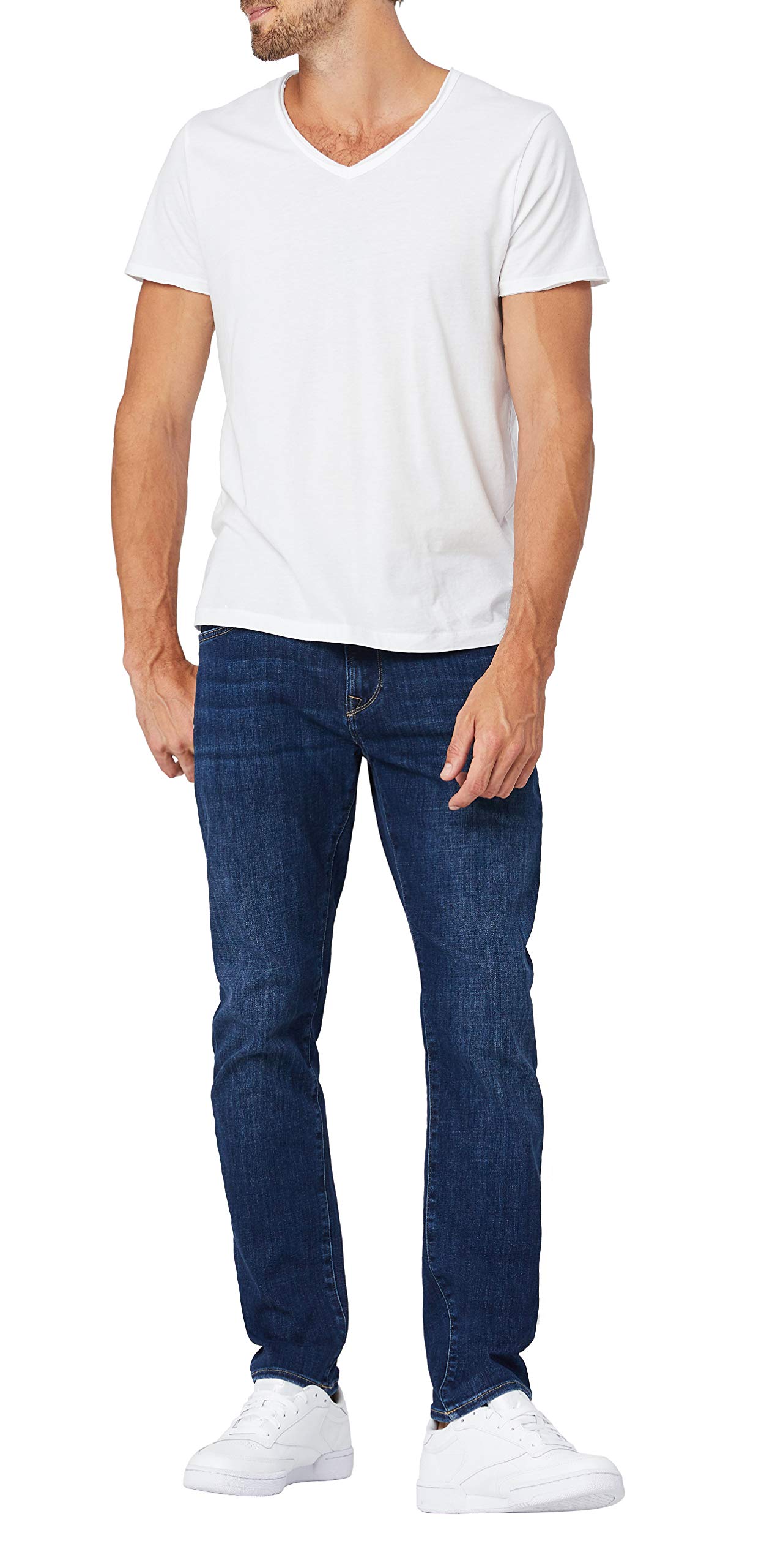Mavi Matt Classic Men's Straight Leg Jeans - Mid-Rise Relaxed Fit Denim Pants for Casual Wear & Everyday Comfort | Perfect for Work, Weekend Outings & Date Nights