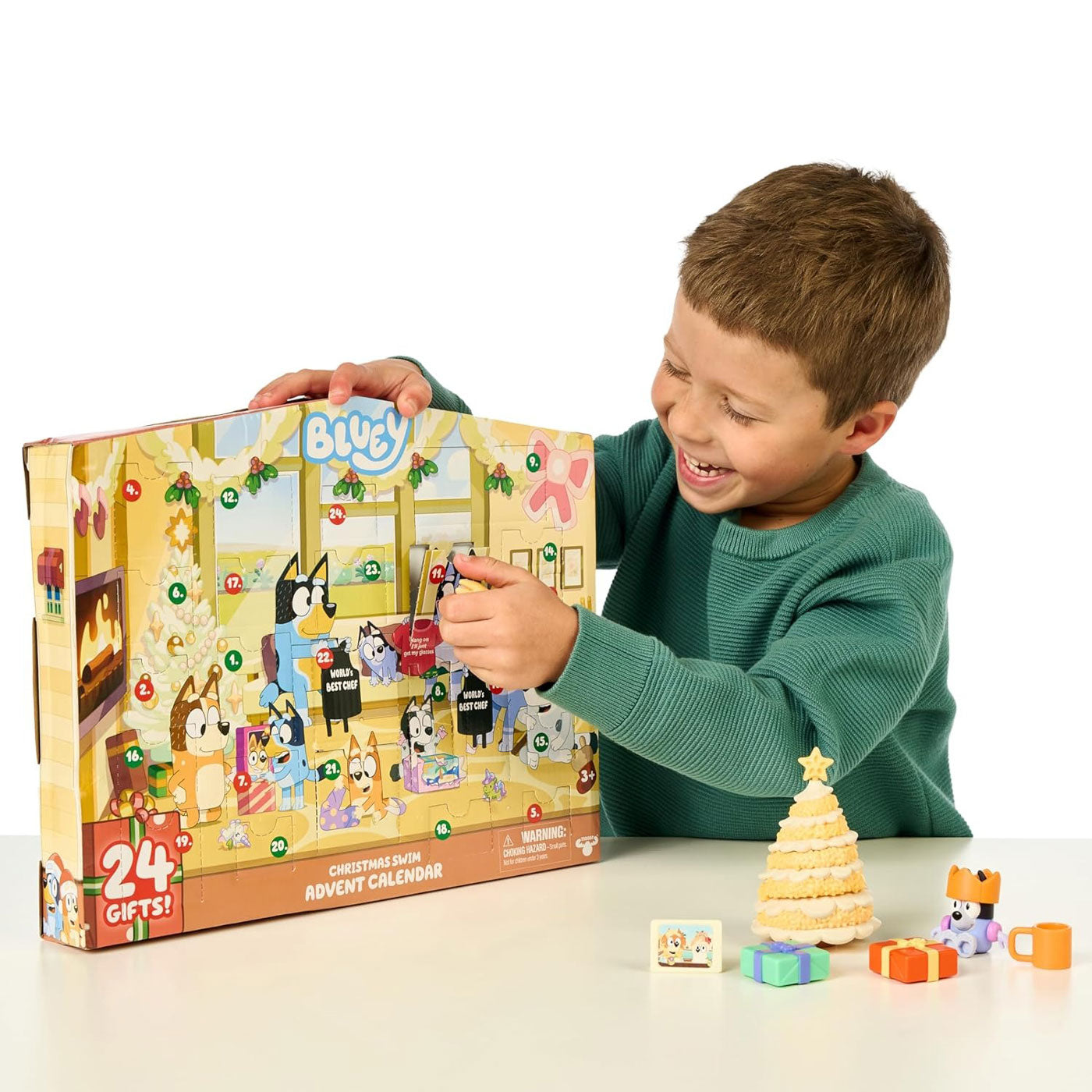 Bluey Advent Calendar 2023 - 24 Days of Fun Toys & Surprises for Kids | Holiday Countdown Gift for Boys & Girls | Perfect for Christmas Stocking Stuffers & Family Traditions