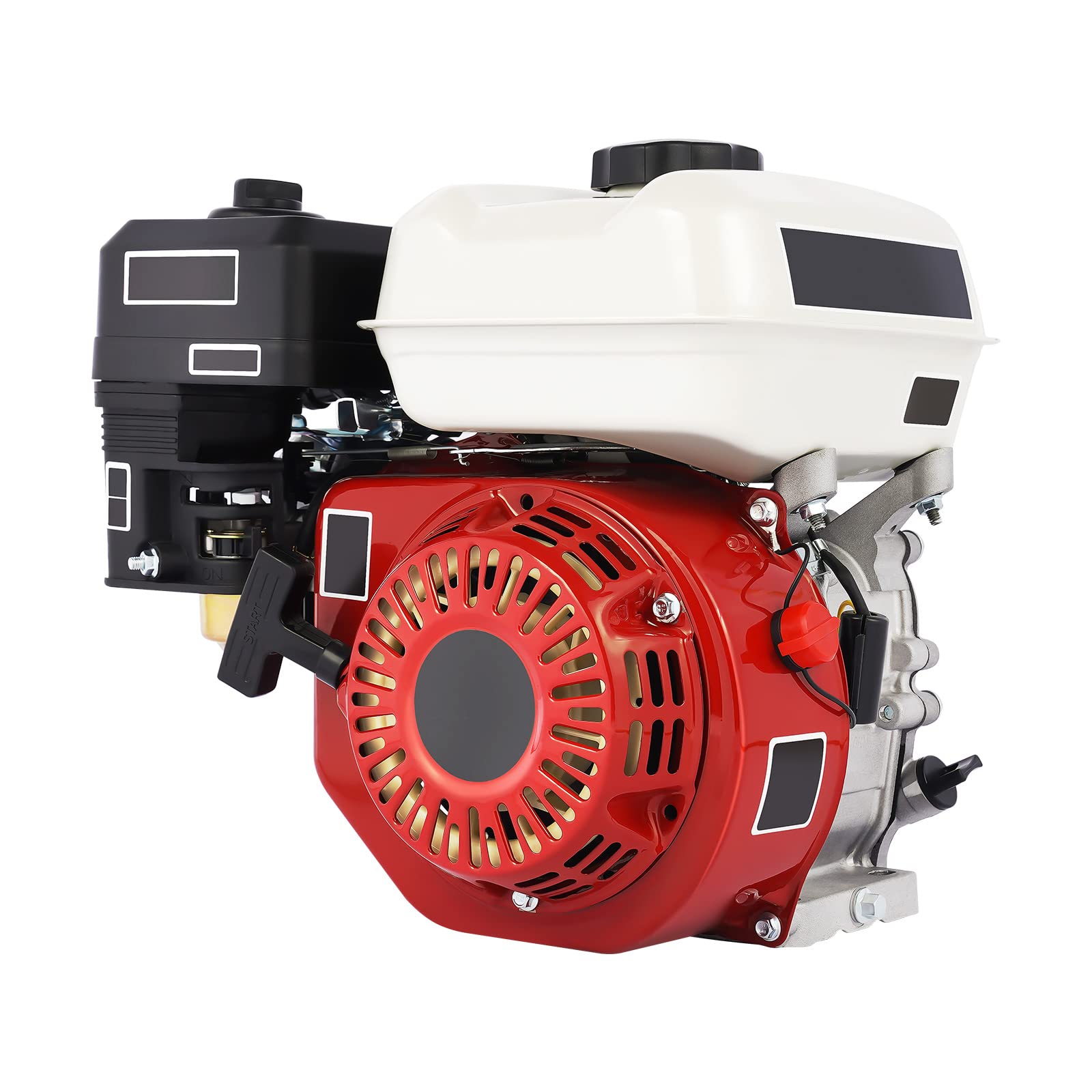 200CC 6.5HP 4-Stroke OHV Gas Engine - Compatible with Honda GX160 - Pull Start, 0.95Gal Oil Capacity, 3600 RPM Single Cylinder Air-Cooled Engine - Ideal for Water Pumps, Micro Tillers, and Agricultural Machinery