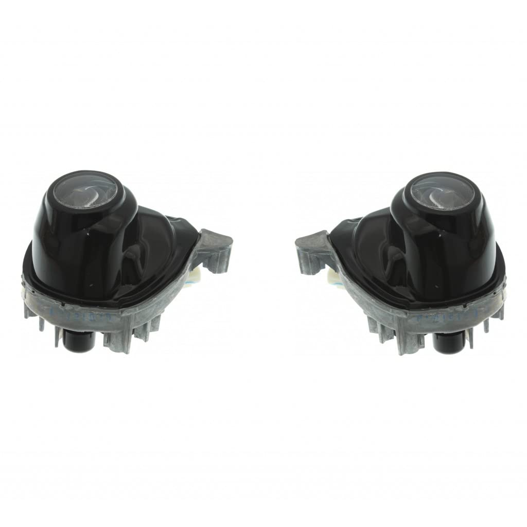 2017-2018 Mazda 3 LED Fog Light Assembly Pair - Driver & Passenger Side | OEM MA2592128 MA2593128 | B63B51690A B63B51680A | Perfect for Night Driving & Foggy Conditions