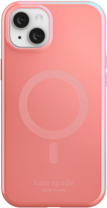 Kate Spade NY GLOSS iPhone 14 Plus Case - Grapefruit Color, Shockproof Protective Cover with Slim Fit Design for Women | Perfect for Work, Travel & Everyday Use