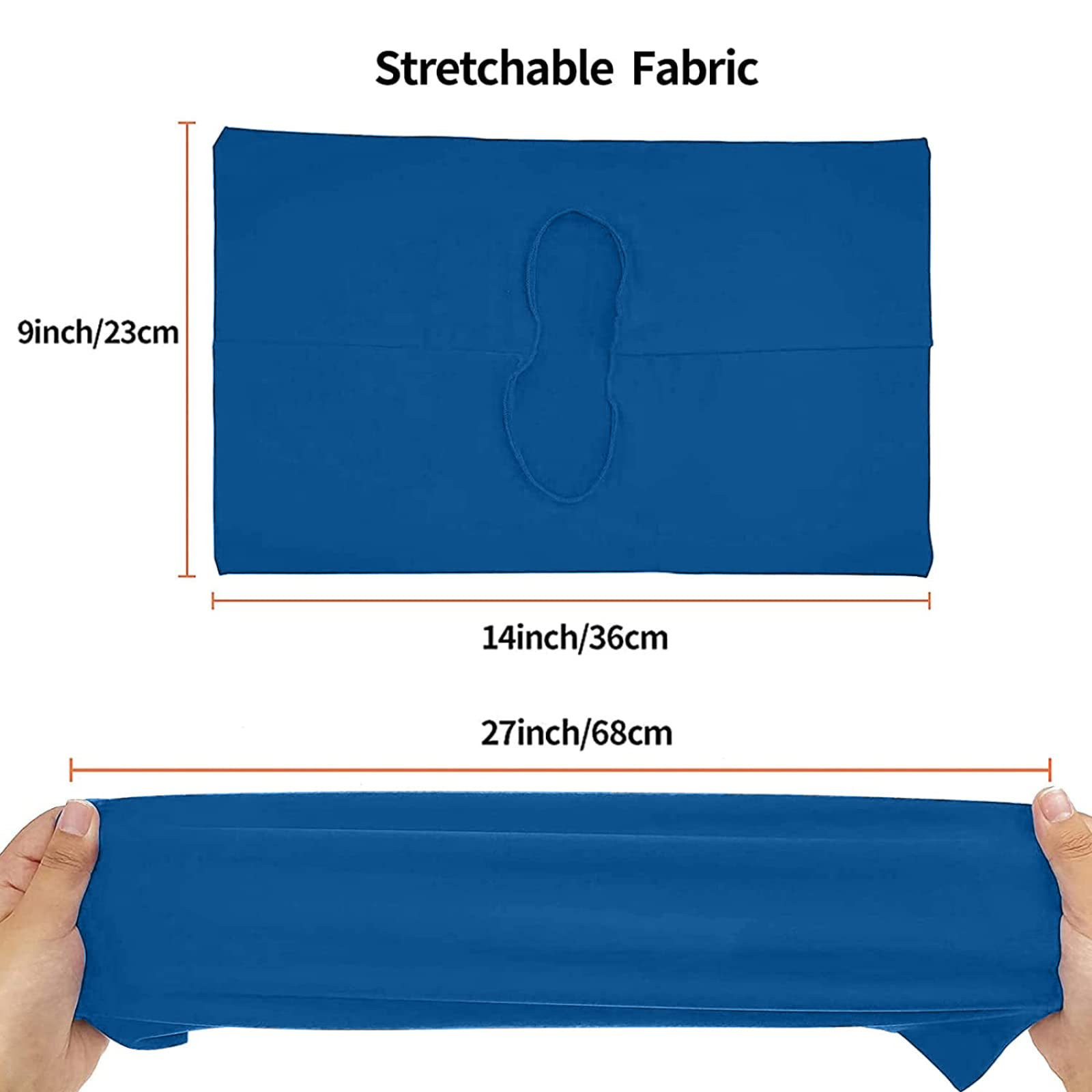 2 Pack Stretchable Book Sleeve Covers for Paperbacks & Textbooks up to 9