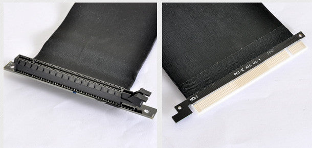 Lian Li PCIe Riser Cable - 3.0/4.0 GPU Extension Adapter for Vertical Mounting | Perfect for PC Gaming, Mining Rig & Custom Builds