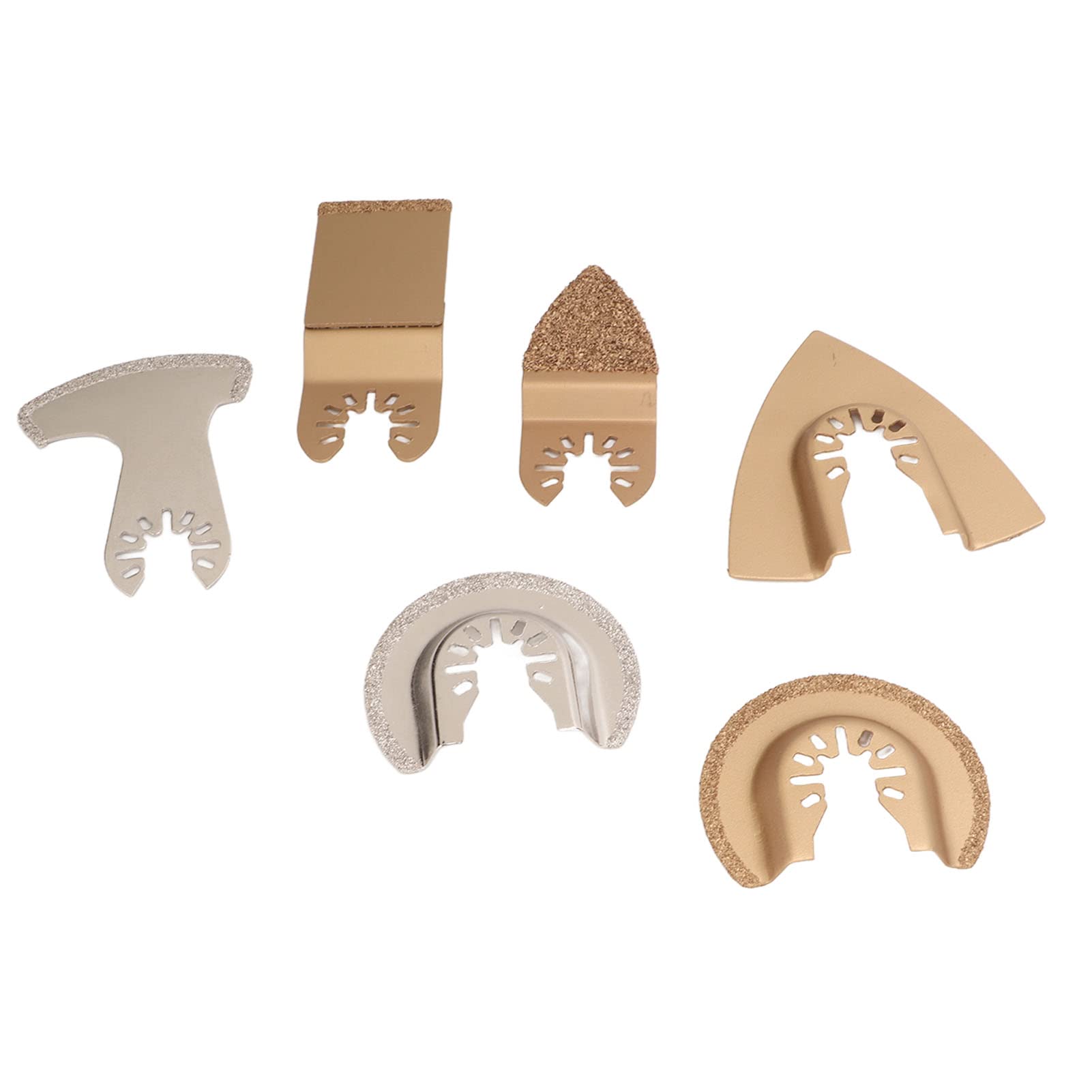 Oscillating Saw Blade Set - Carbide Multi Tool Blades for Tile Cutting | Rustproof & Quick Release | Durable Wear Resistance | Perfect for Home Renovation & DIY Projects
