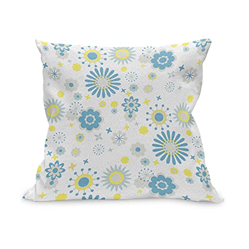 Blue Yellow Pale Grey