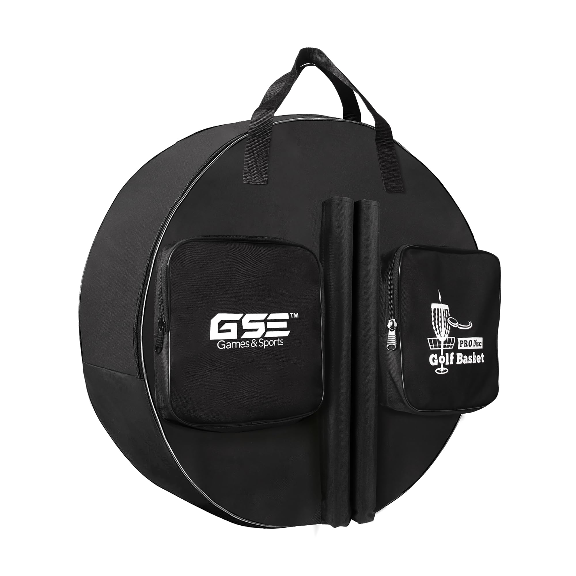 **GSE Disc Golf Basket Carrying Bag - Portable Storage for 12-Chain & 24-Chain Golf Targets - Durable Transit Bag for Disc Golf Frisbee Baskets (Bag Only) - Perfect for Tournaments, Practice & Outdoor Play**