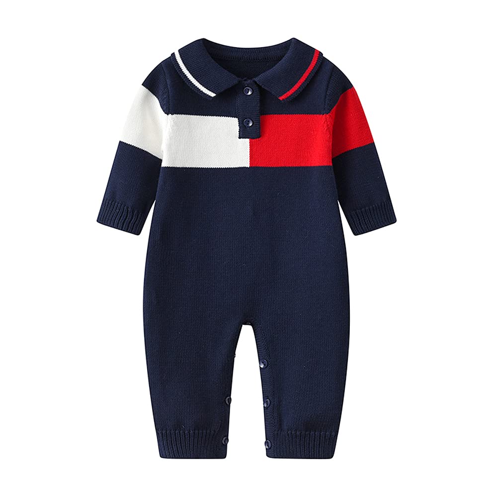 Vivobiniya Baby Rompers & Jumpsuits - Soft Knit One-Piece Outfits for Toddler Boys & Girls (3-6 Months) - Perfect for Playtime, Family Photos & Everyday Comfort