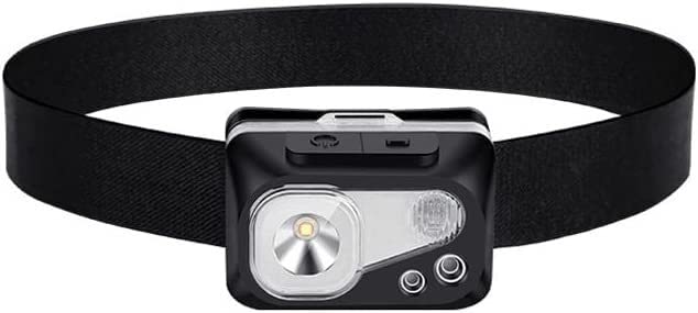 Rechargeable Ultra-Bright LED Headlamp - 1000 Lumens Waterproof Headlight for Fishing, Camping & Hiking | Long Battery Life Head-Mounted Light for Outdoor Adventures (Black)