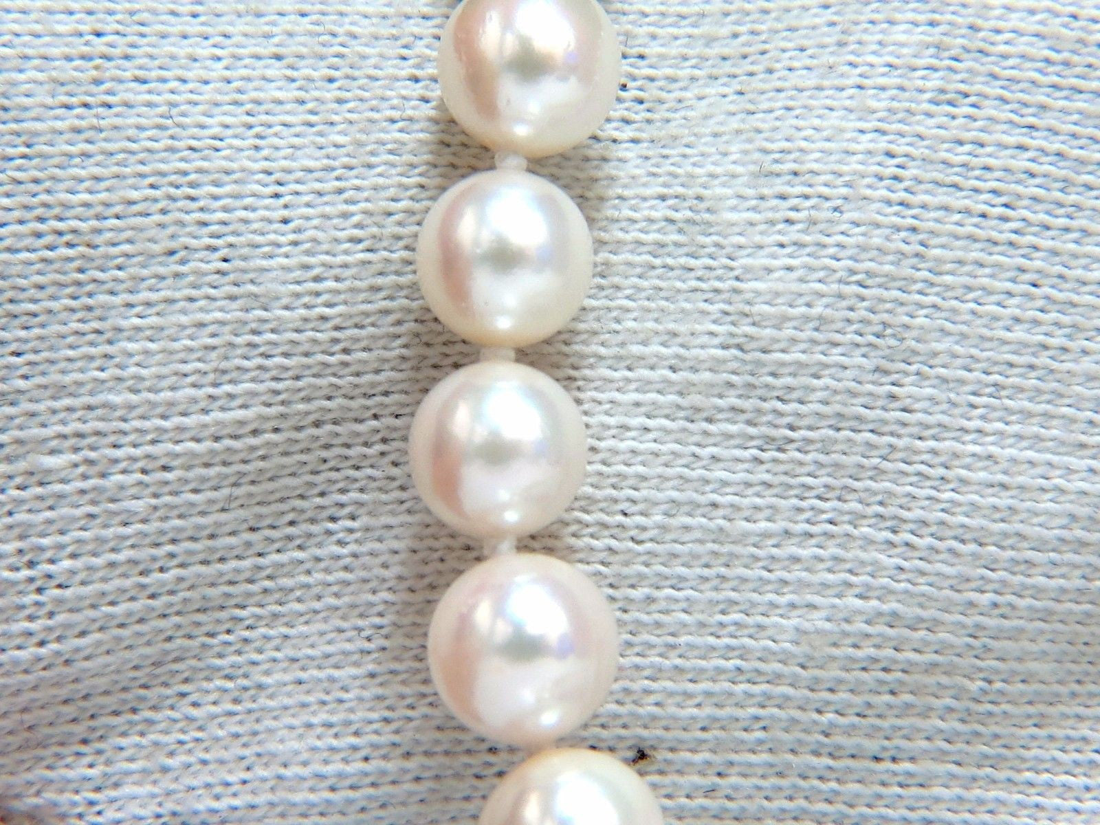 7.3mm Natural Japanese Pearls Endless Necklace - Double Wrap 34 Inch Elegant Jewelry for Women, Perfect for Weddings, Parties & Daily Wear
