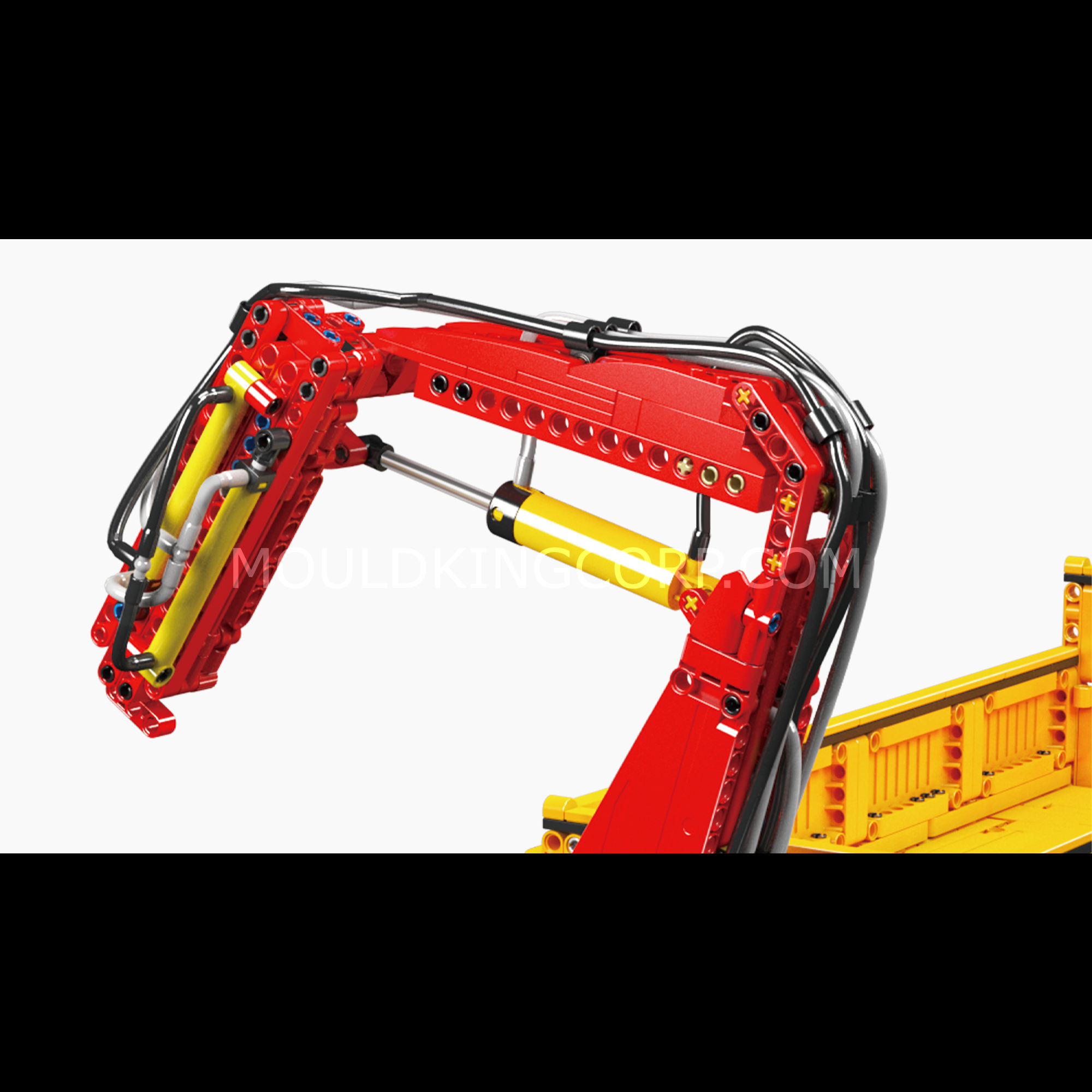 Mould King 17050 Remote Control Crane Truck Building Kit - 4,012 Pieces STEM Toy for Adults & Kids | Perfect for Construction Enthusiasts & Engineering Hobbyists | Great Gift for Birthday & Christmas