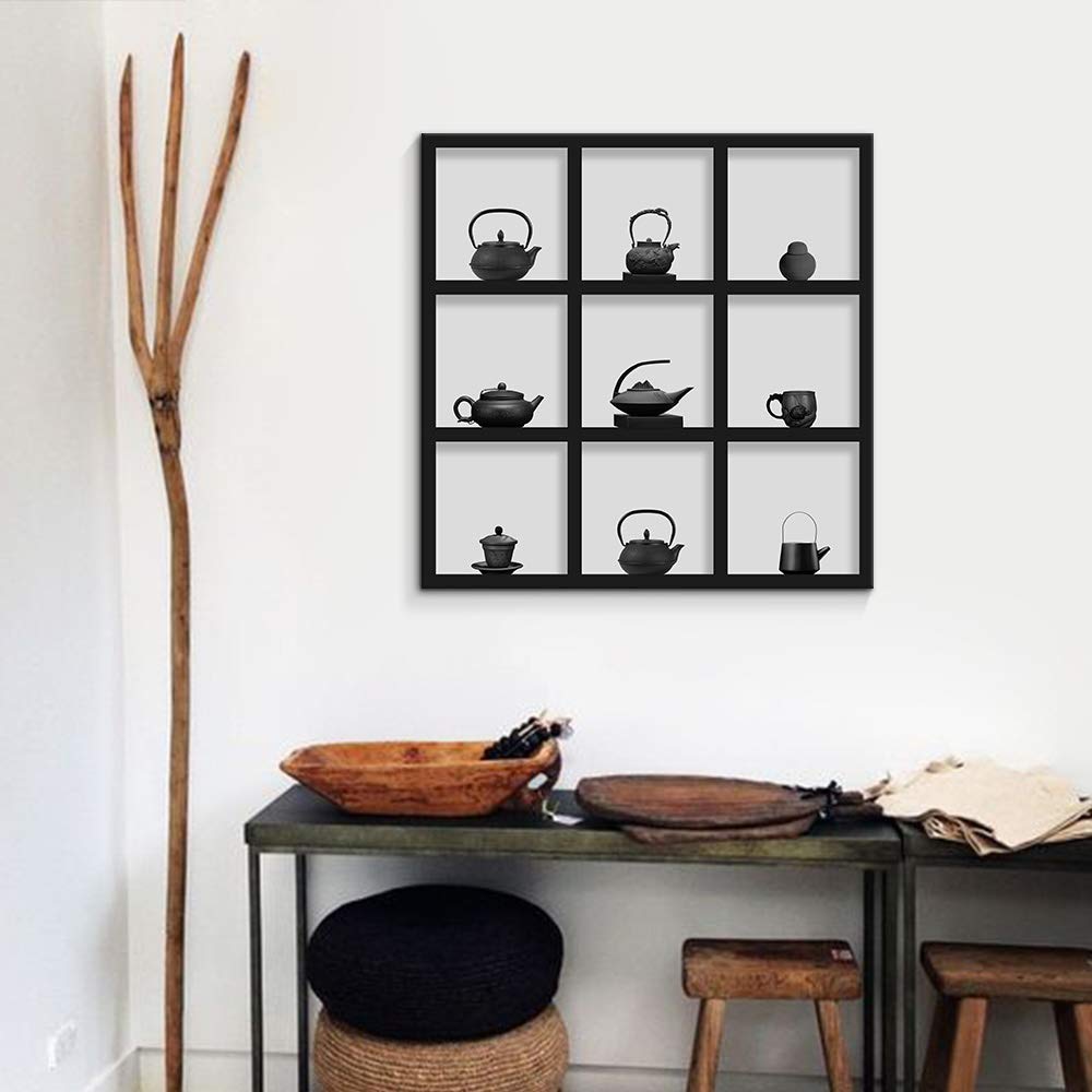 Wall26 Canvas Wall Art Ceramic Jug Pictures - 24x24 Inches Framed Canvas Prints for Bedroom, Living Room, Office, and Dining Room Decorations