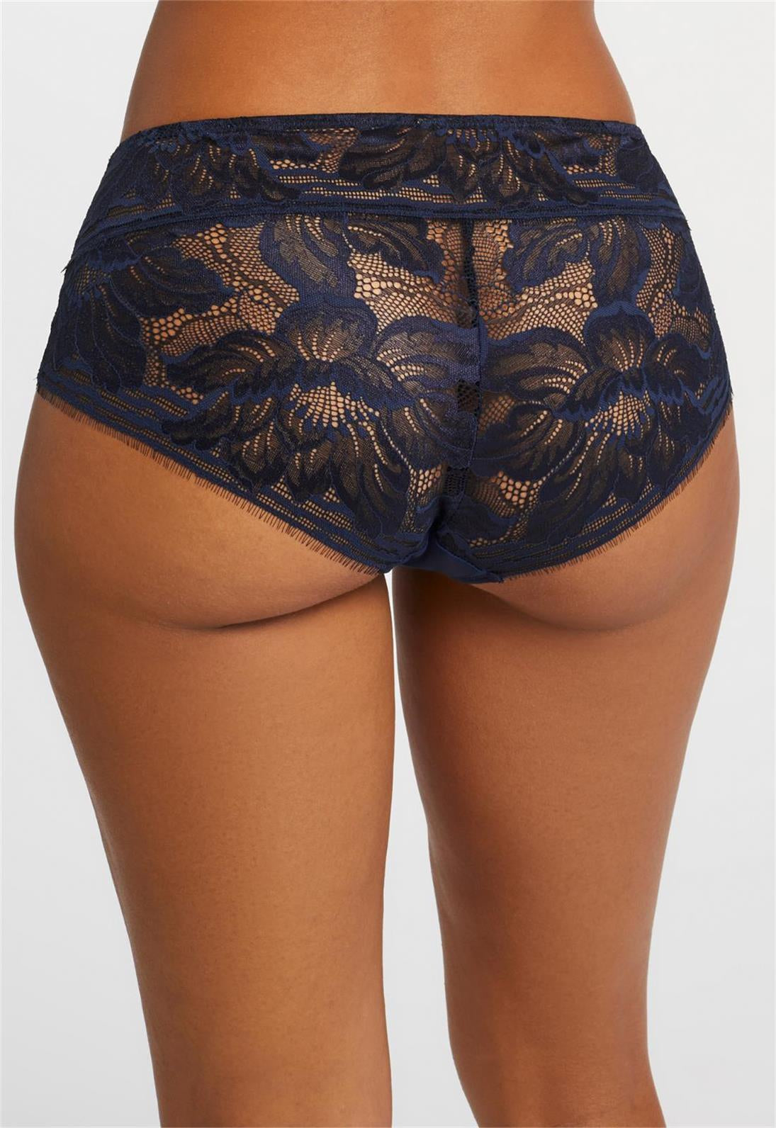 Botanical Print High Waist Hipster Underwear - Comfortable Women's Panties for Everyday Wear & Yoga