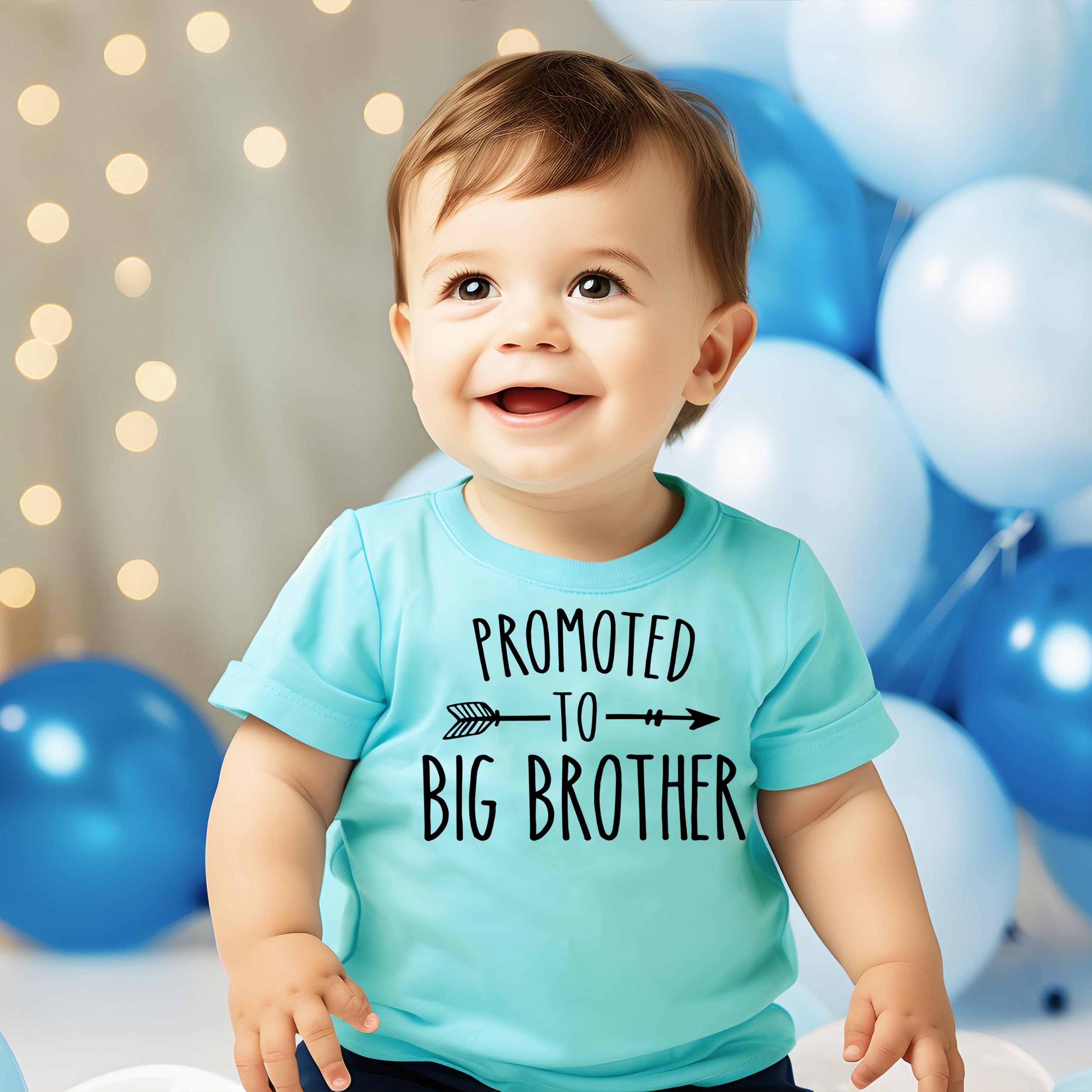 Big Brother Announcement Shirt for Boys - Cute Sibling Reveal Outfit for Newborn Baby & Toddler - Perfect for Gender Reveal, Pregnancy Announcement & Family Photos