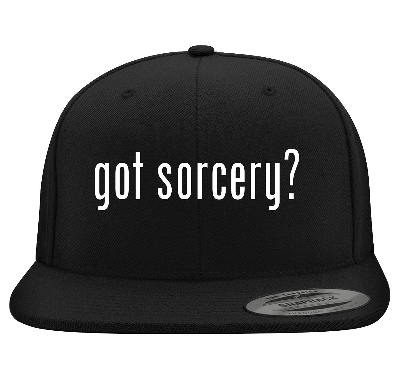 Yupoong 6089 Structured Flat Bill Snapback Hat - Embroidered Trendy Baseball Cap for Men & Women | Cool Designs & Sorcery Style | Perfect for Streetwear, Hip-Hop Fashion & Outdoor Activities
