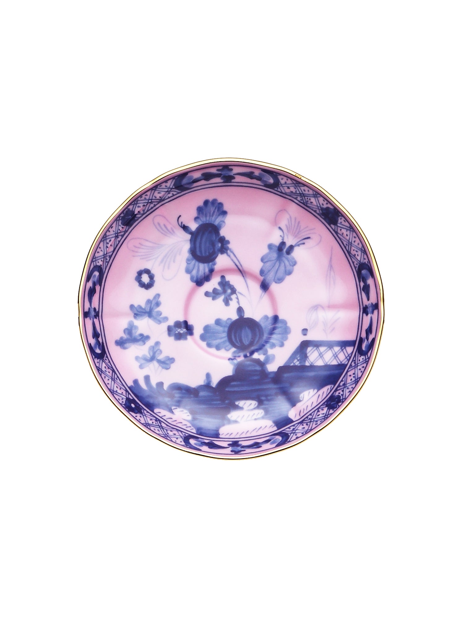 Oriente Italiano Porcelain Tea Cup and Saucer Set - Elegant Floral Design for Afternoon Tea, Coffee, and Dessert Serving - Perfect for Home, Cafe, and Gift Occasions