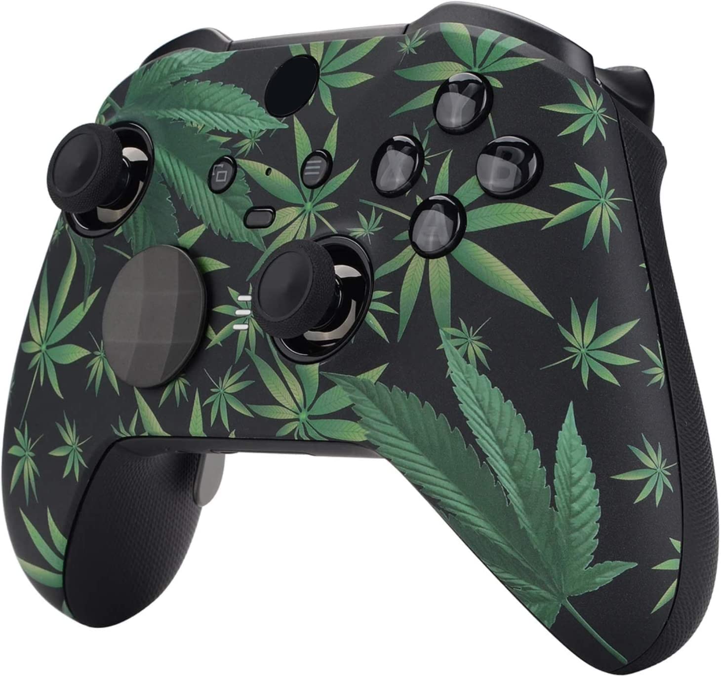 Elite Series 2 Custom Xbox Controller - Compatible with Xbox One, Series X & S - Premium Gaming Accessory for Competitive Play & Streaming (Weeds Design)