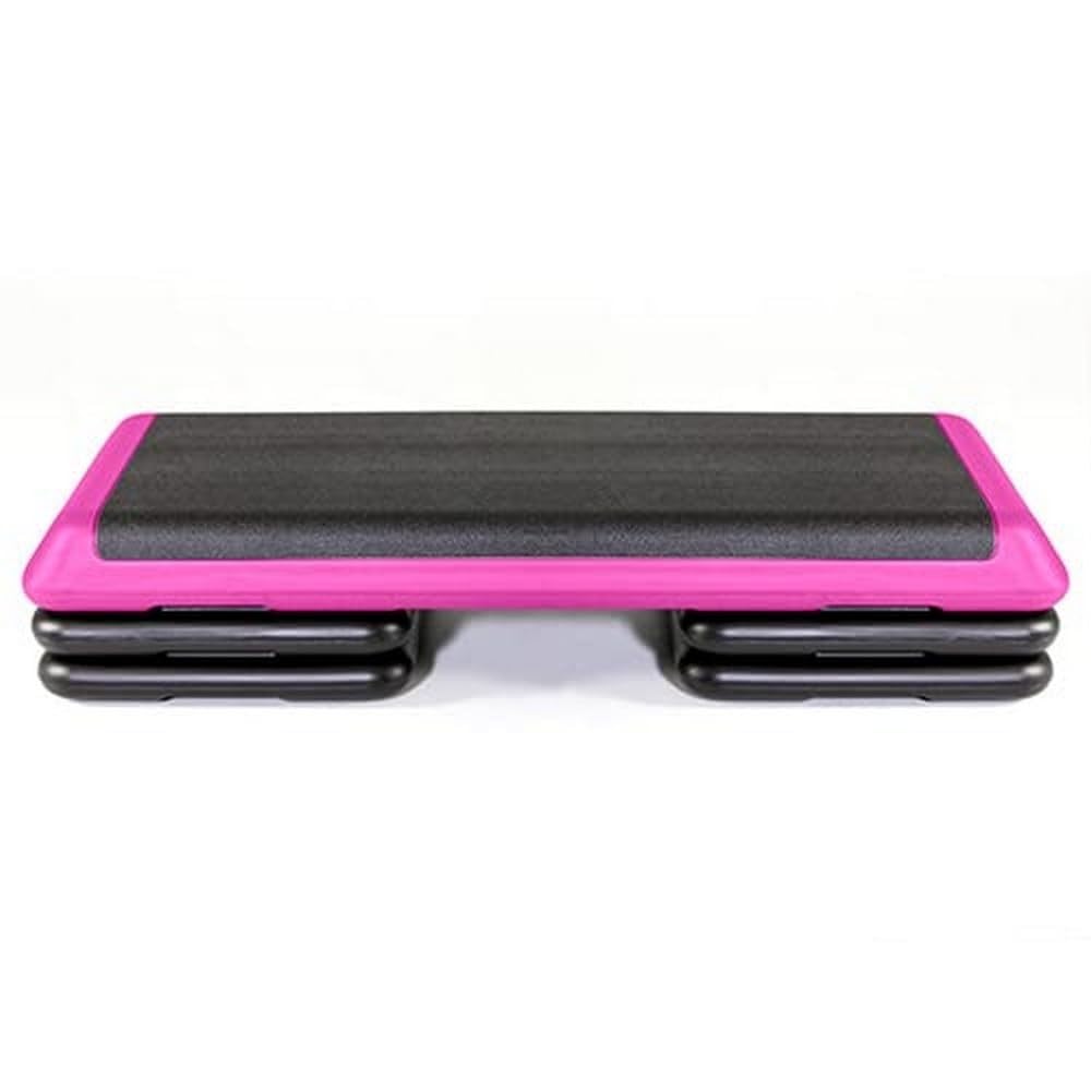 Original Aerobic Stepper Platform - Adjustable Home Workout Equipment with Risers | Stair Stepper for Exercise, Home Gym & Fitness Club Use | Perfect for Cardio Training, Step Aerobics & Full-Body Workouts