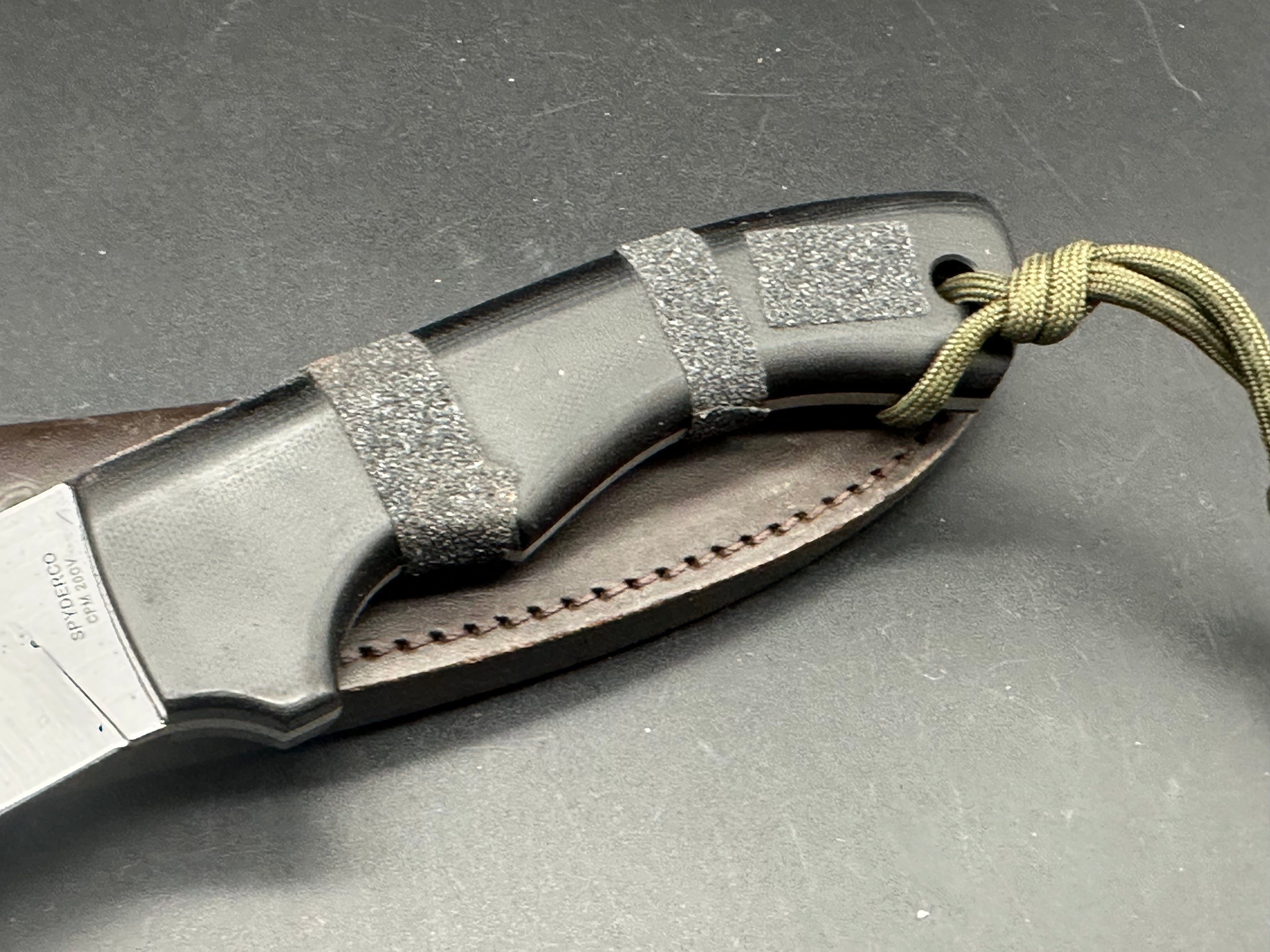 Spyderco Sustain Fixed Blade Knife - 20CV Steel Blade - Hunting, Camping & Outdoor Survival Gear