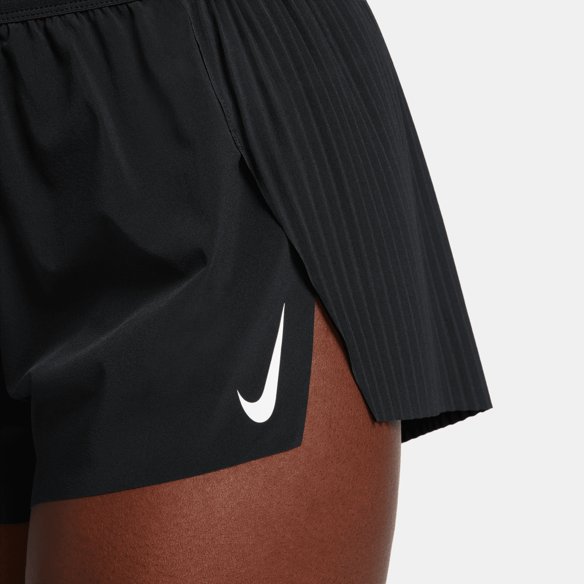 Nike Women's DRI-FIT ADV Aeroswift Mid-Rise Lined Running Shorts - Breathable Quick-Dry 3