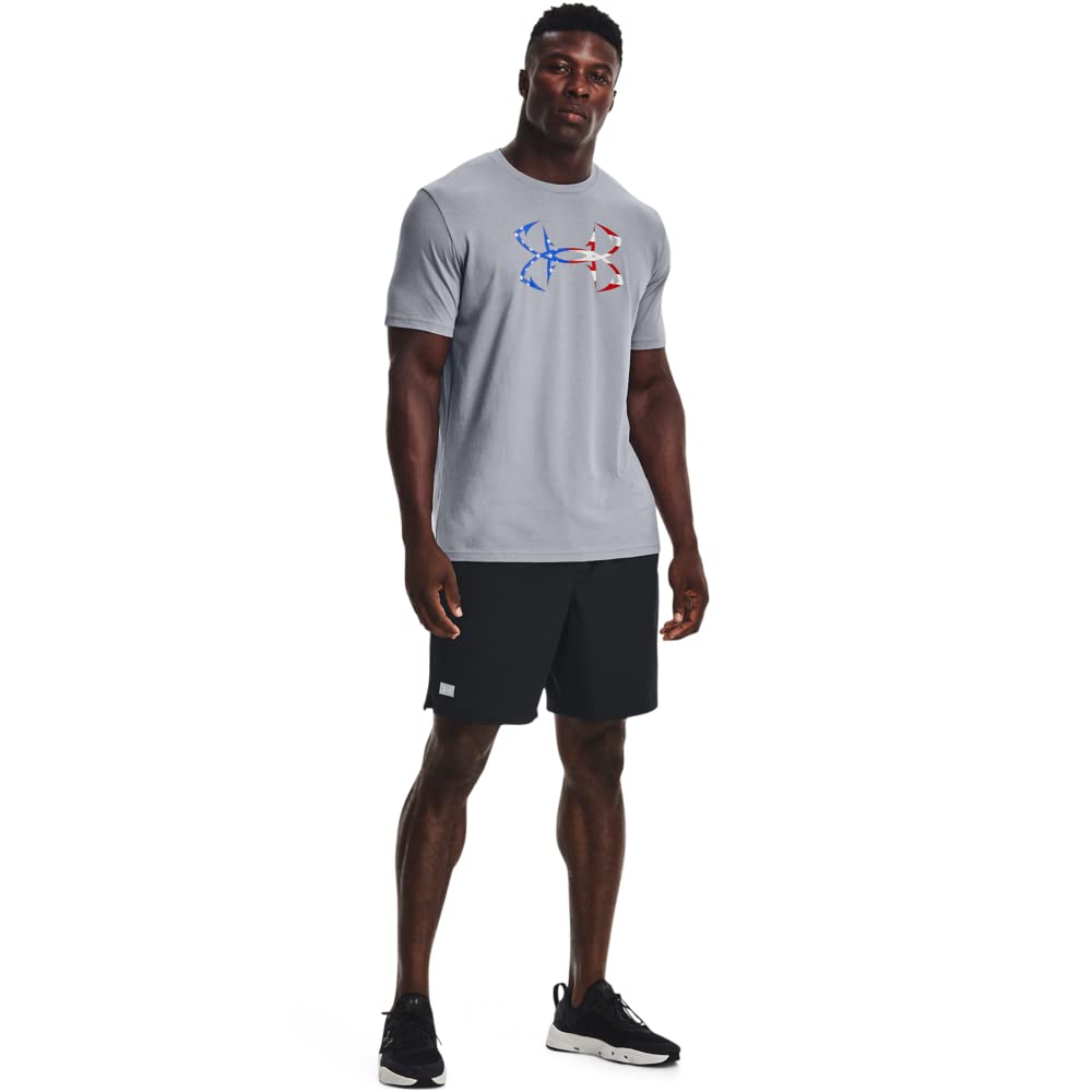 Under Armour Men's Freedom Hook Short Sleeve T-Shirt - Moisture Wicking Athletic Shirt for Workout, Running & Gym Training
