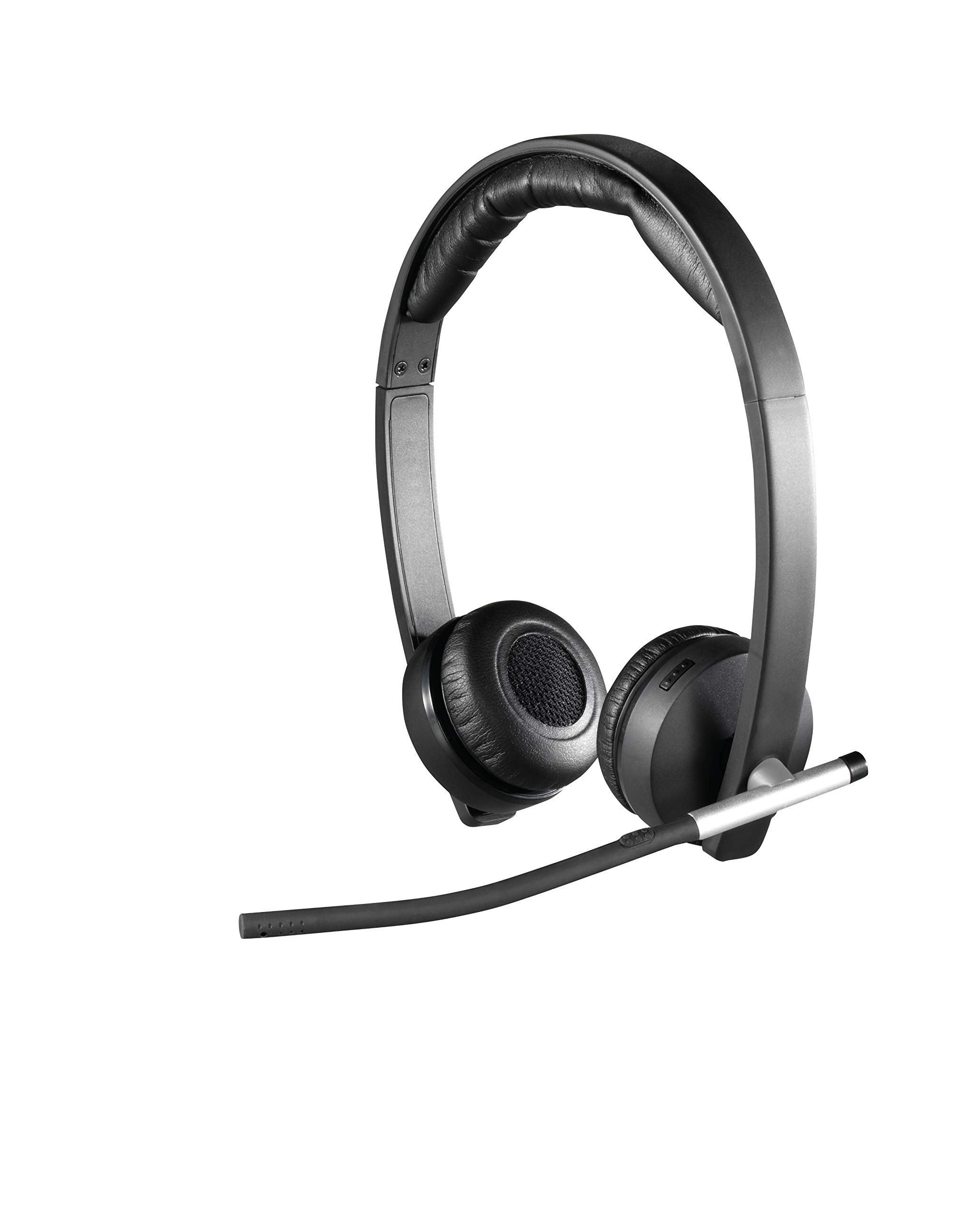 Renewed Plantronics H820e Wireless Headset - Noise-Canceling Bluetooth Headset for Office, Call Center & Remote Work