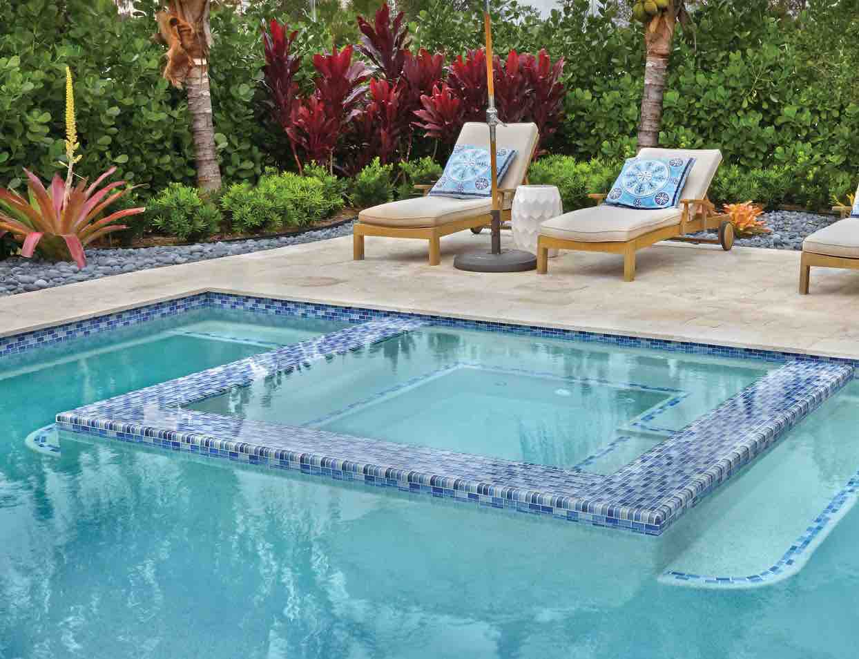 Glass Mosaic Tile South Pacific Blend 1