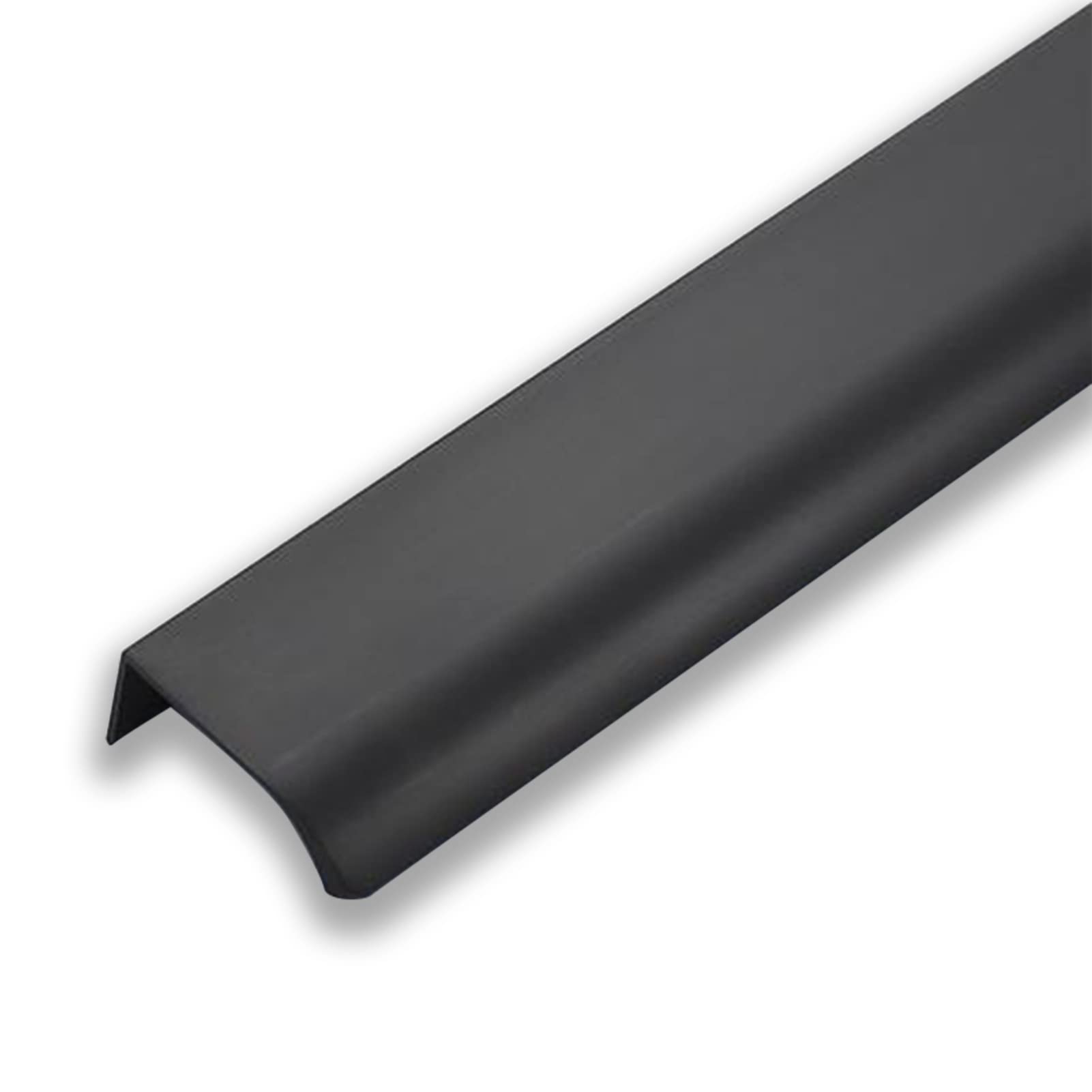 Black & Gold Edge-Sealing Drawer Handles for Wardrobe, Shoe Cabinet & Wine Cabinet - 64mm Simple Pull Handles (Set of 2) - Perfect for Bedroom Furniture, Kitchen Cabinets & Home Organization Storage Solutions