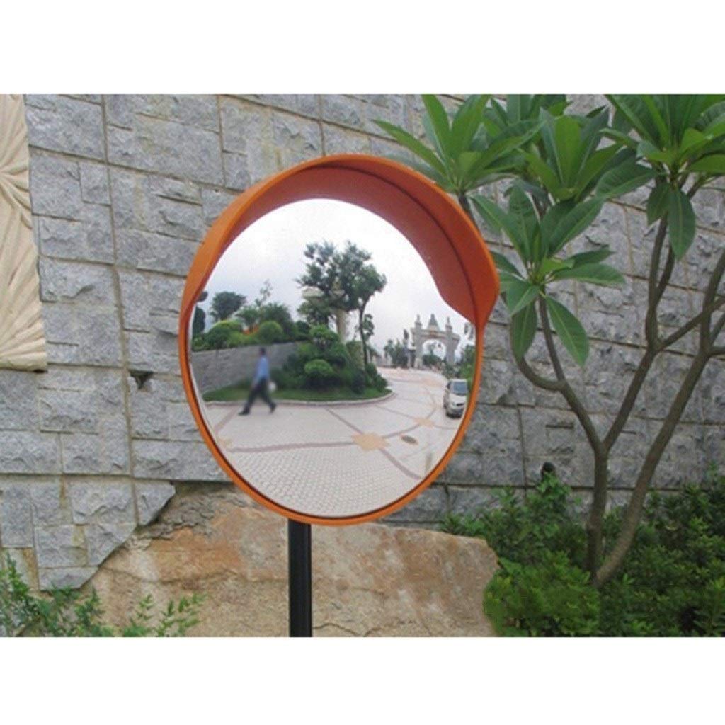 75cm Wide Angle Convex Traffic Mirror - Rainproof Plastic Corner Mirror for Enhanced Safety & Laptop Security - Ideal for Parking Lots, Warehouses & Blind Spot Visibility