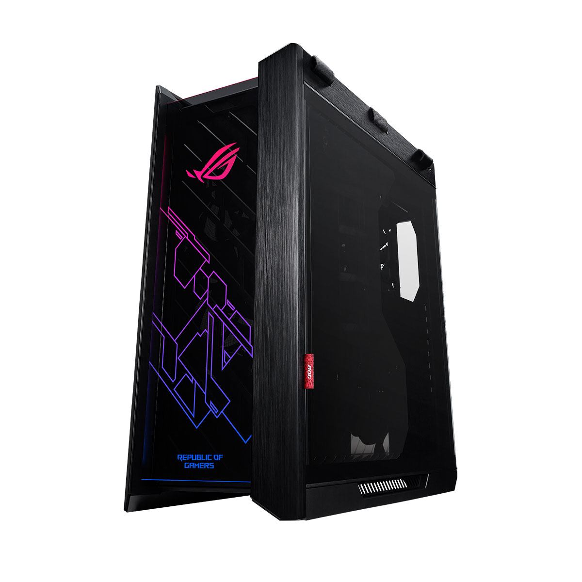 ASUS ROG Strix Helios Black Tempered Glass Mid Tower Gaming PC Case - High Airflow Design for Gaming Rigs & Workstations