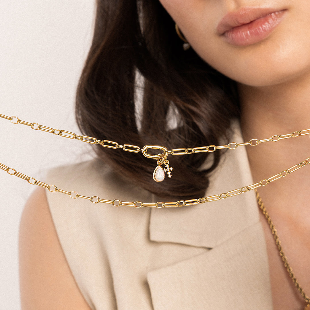 Nurture Cross Charm Necklace - Elegant Sterling Silver Pendant for Women - Perfect for Gifts, Weddings & Everyday Wear