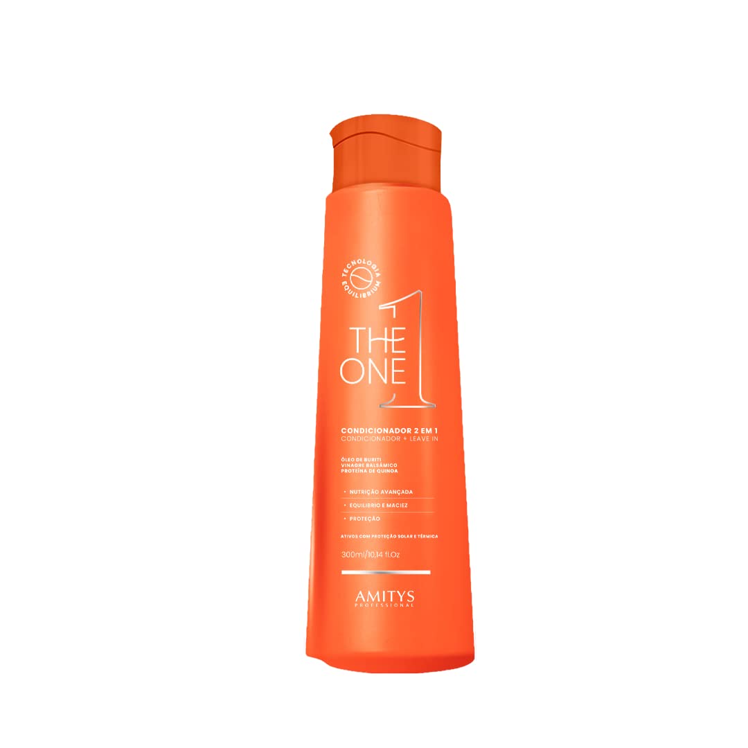 The One 2 in 1 Hydrating Conditioner with Buriti Oil & Quinoa Protein - Vegan, Damage Repair & Hair Strengthening Treatment - Petroleum, Sulfate & Paraben Free (300ml) - Perfect for Dry, Damaged Hair & Daily Nourishment