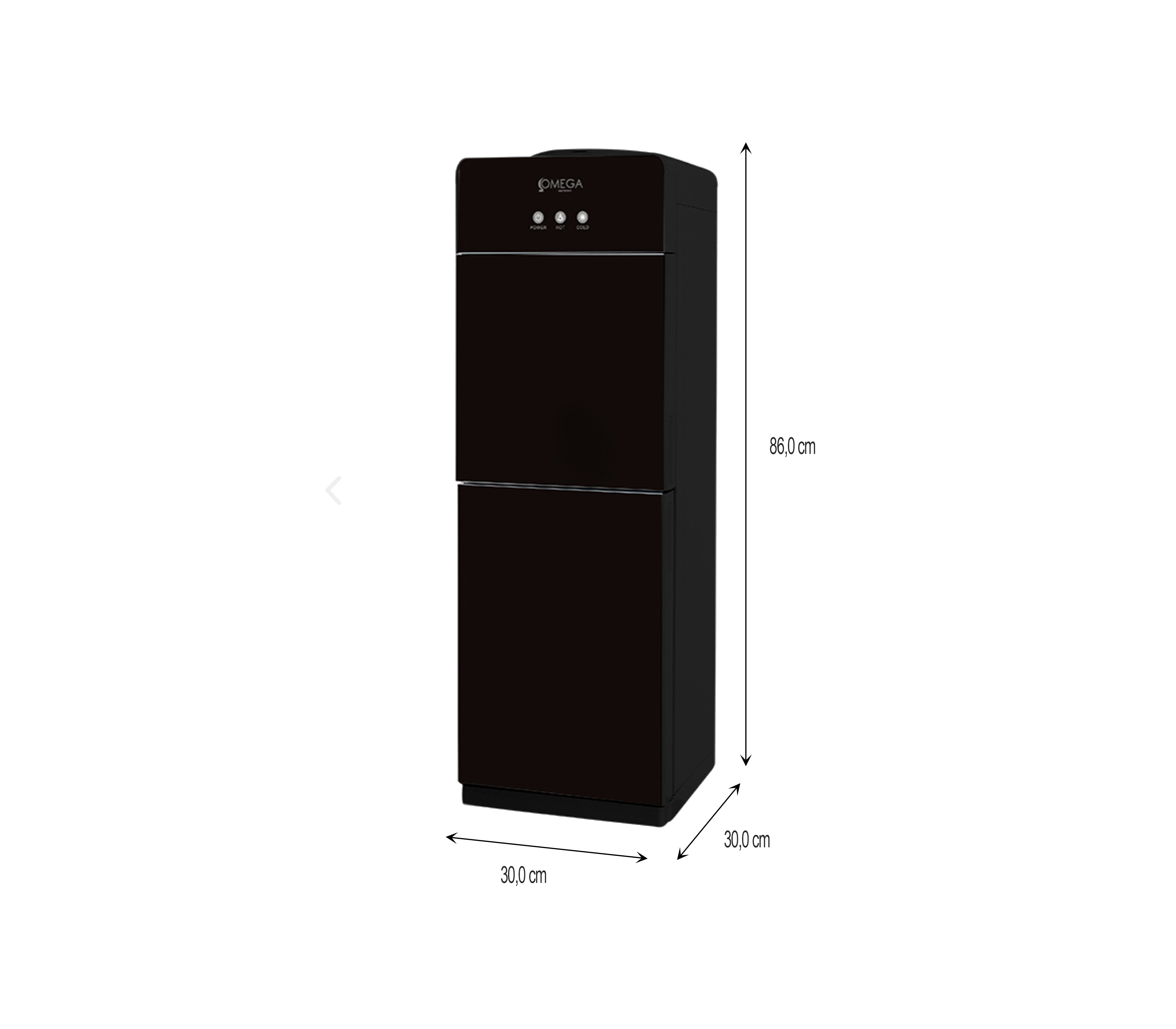 OWD G2B Water Dispenser by Omega Electronics - Fast & Efficient Hot & Cold Water for Home, Office, or Kitchen Use