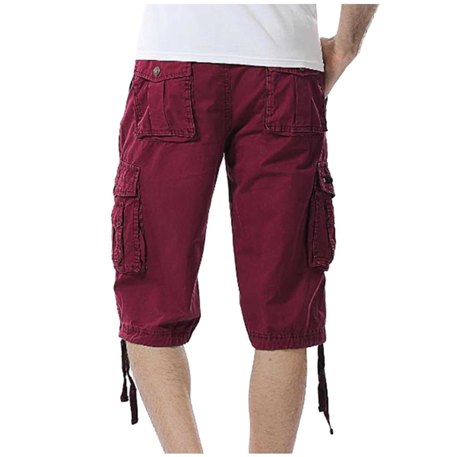 Men's Military Cargo Shorts - Classic Athletic Fit Camo Tactical Shorts for Outdoor Hiking & Adventure | Durable Twill Fabric for Camping, Fishing & Casual Wear