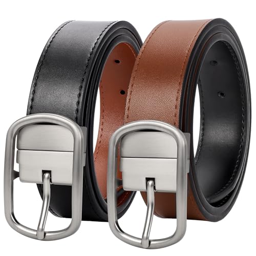 Silvery Buckle/ Black Brown