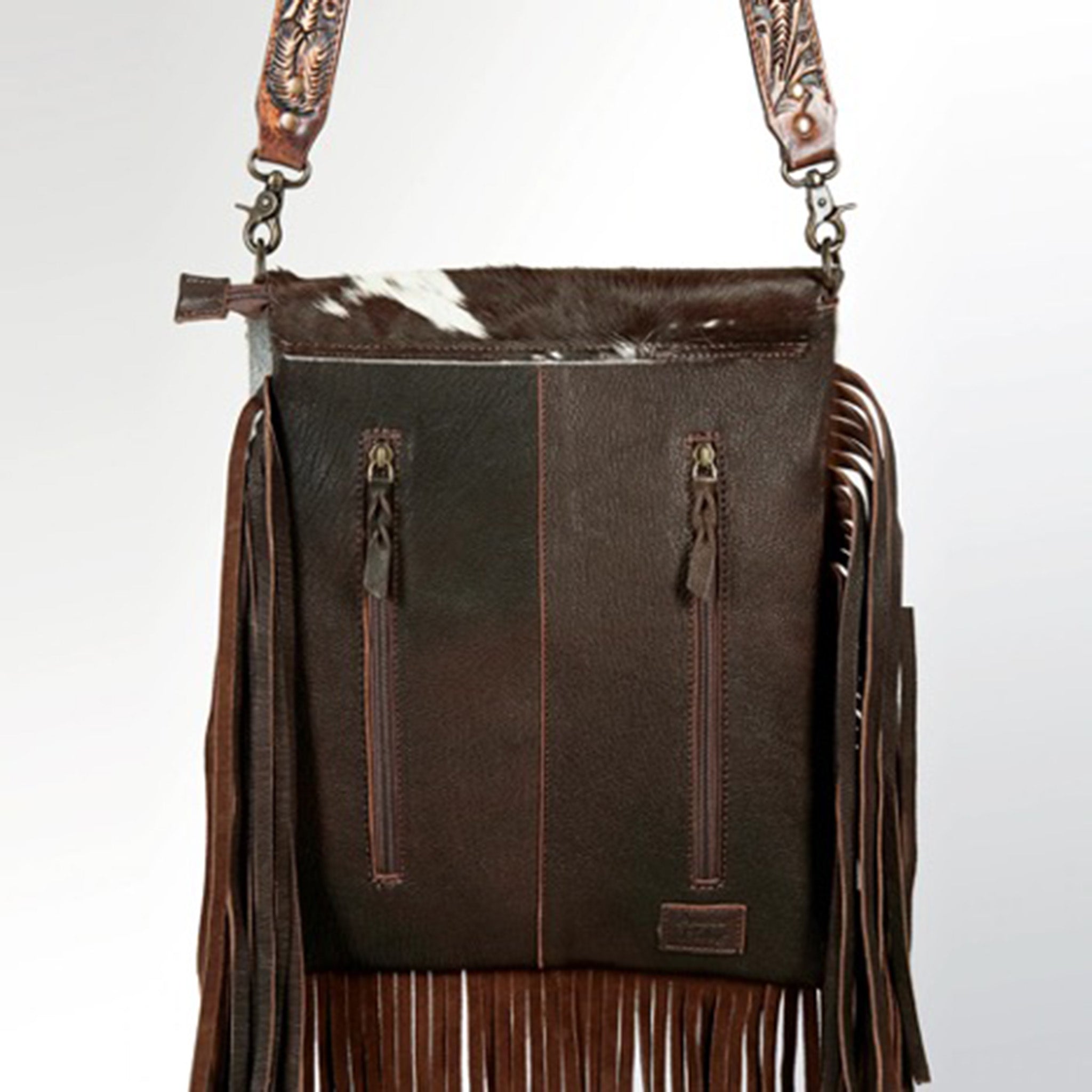 American Darling Hide Fringe Bag - Stylish Leather Crossbody Purse for Women | Perfect for Casual Outings, Parties & Date Nights