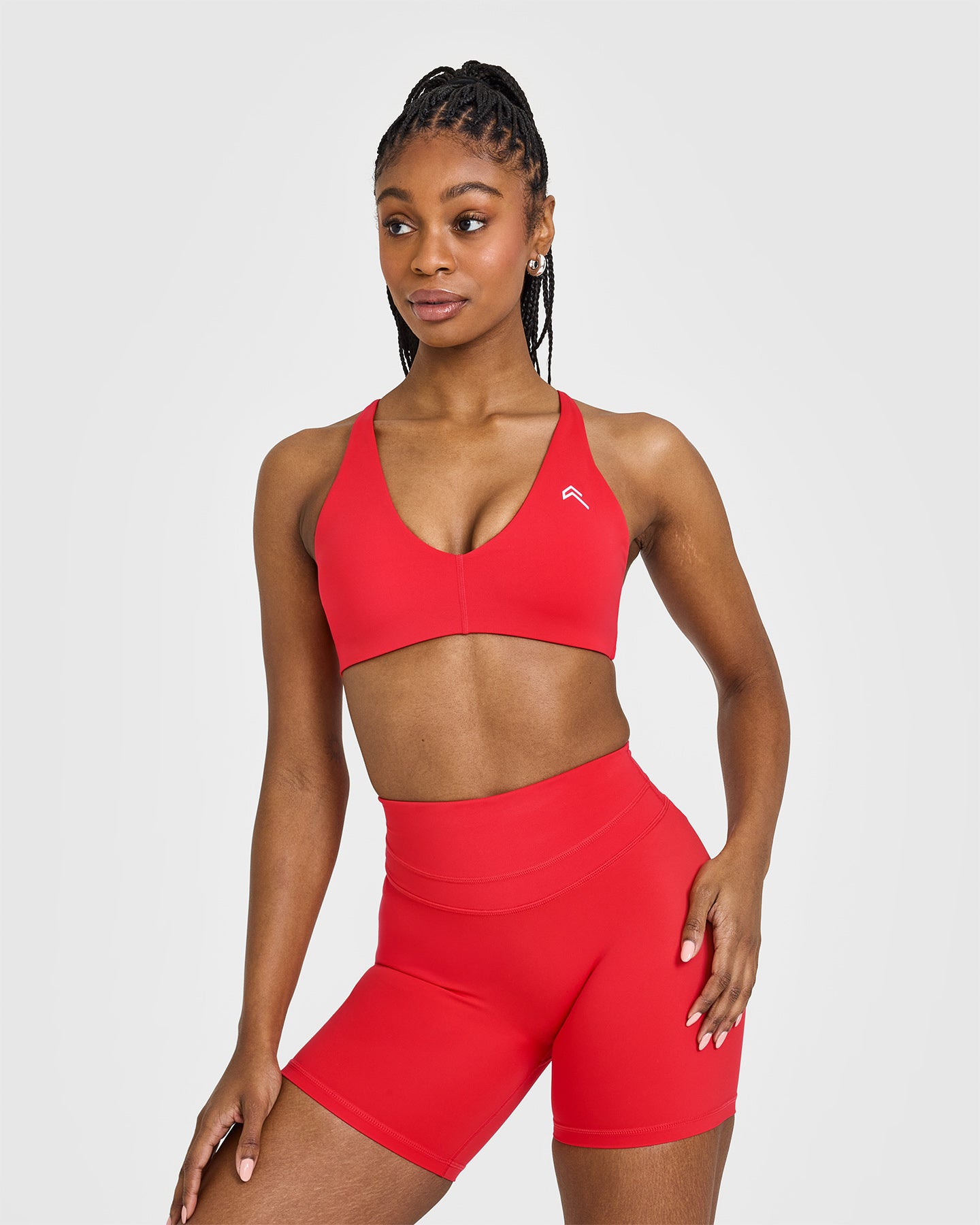 Unified Micro Bralette - Seamless Sports Bra for Women | Muscle Mommy Red | Perfect for Yoga, Gym & Active Lifestyle