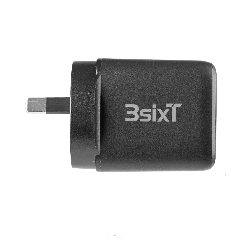 3sixT 15W Fast Wireless Charger Stand - Single Qi-Certified Charging Pad for iPhone, Samsung Galaxy, AirPods (Black) | Perfect for Bedside, Office Desk & Nightstand Charging