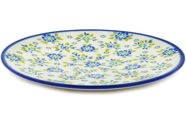 10-Piece Dinner Plate Set - Forget Me Not Floral Design - Elegant Tableware for Everyday Dining, Parties & Special Occasions