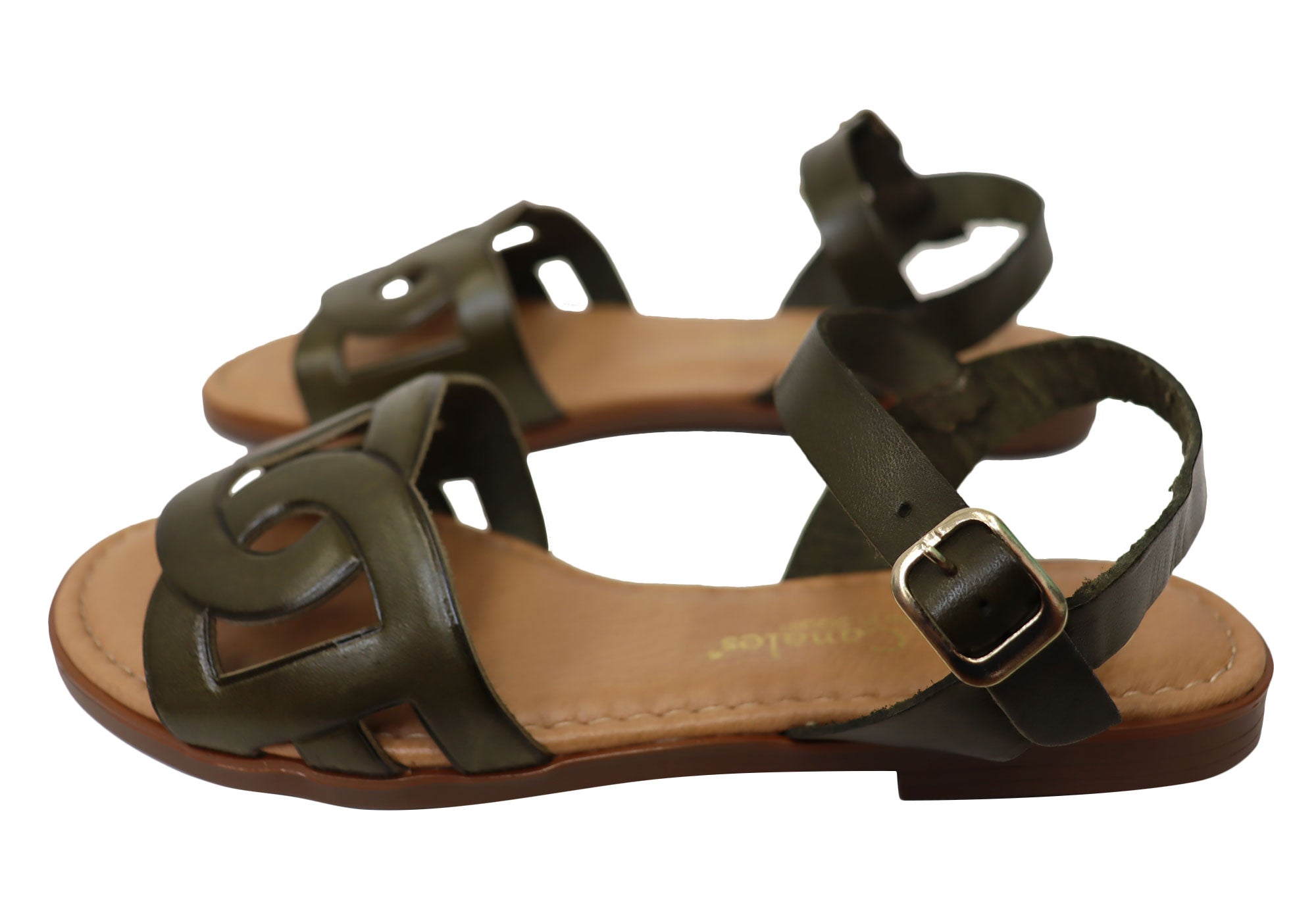 Lola Canales Corin Women's Comfortable Leather Sandals - Handmade in Spain - Perfect for Summer, Beach, and Casual Outings