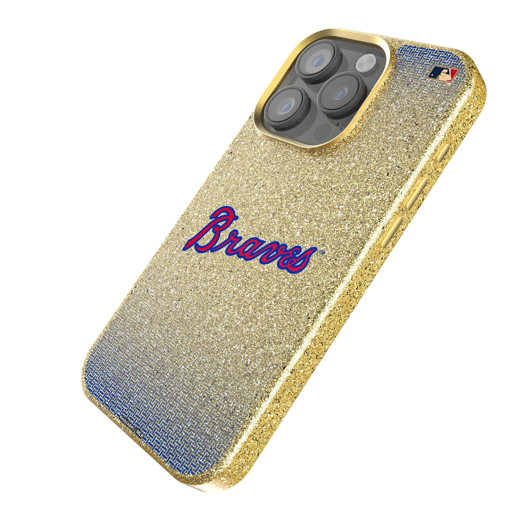 Atlanta Braves 2012 Cooperstown Collection Linen Bling Phone Case for iPhone - Perfect for Baseball Fans & Game Day Accessories