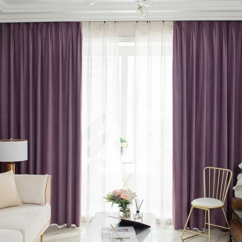 Luxury Plush Velvet Blackout Curtains for Bedroom - Custom Size Thermal Insulated Drapes for Living Room, Nursery & Home Theater (Room Darkening, Noise Reducing)
